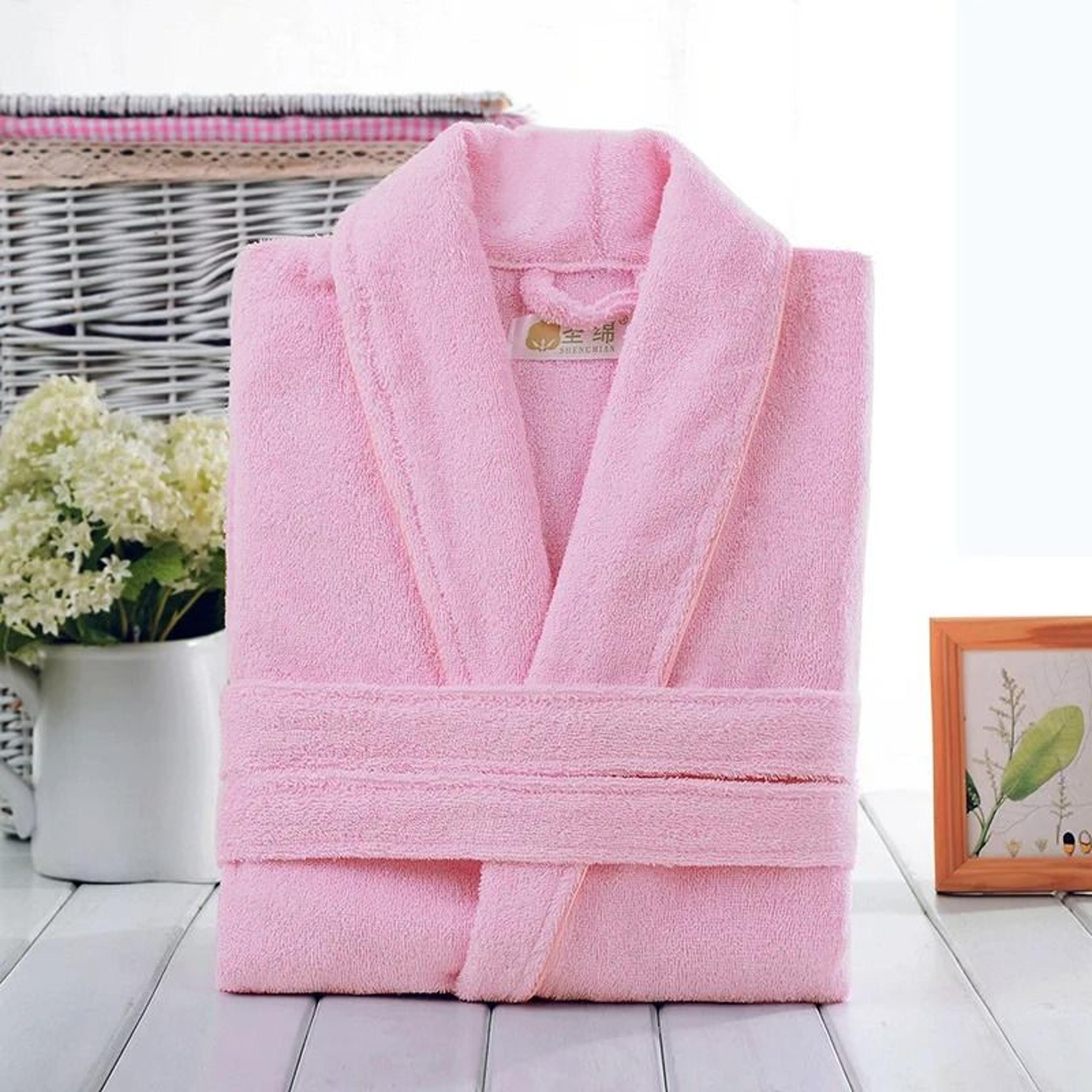 Premium 100 Cotton Toweling Terry Robe  Unisex Soft Bath Robe  Casual Nightrobe Sleepwear 8