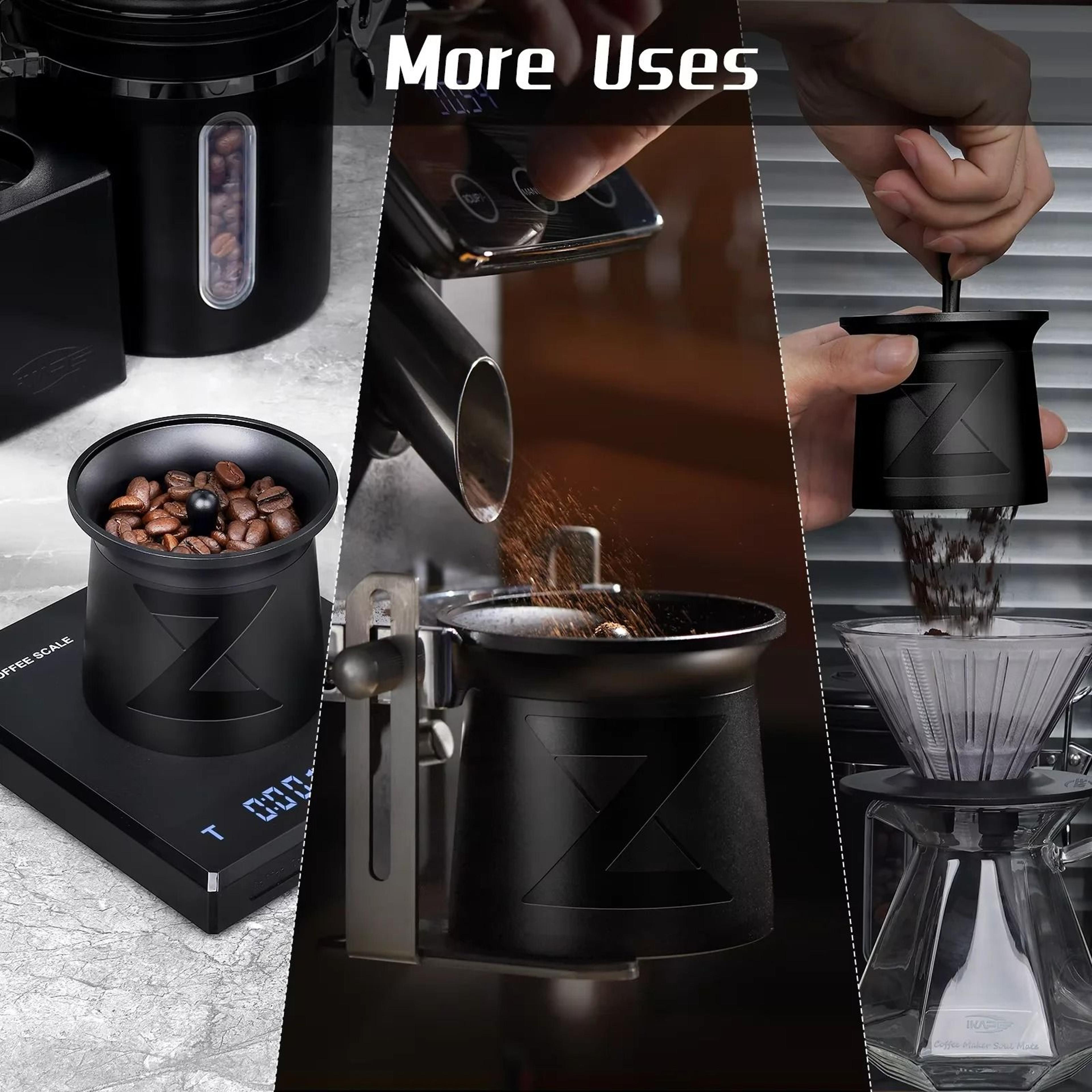 IKAPE Espresso Blind Shaker  Professional Coffee Powder Receiver Cup  Universal Container For 51545 5