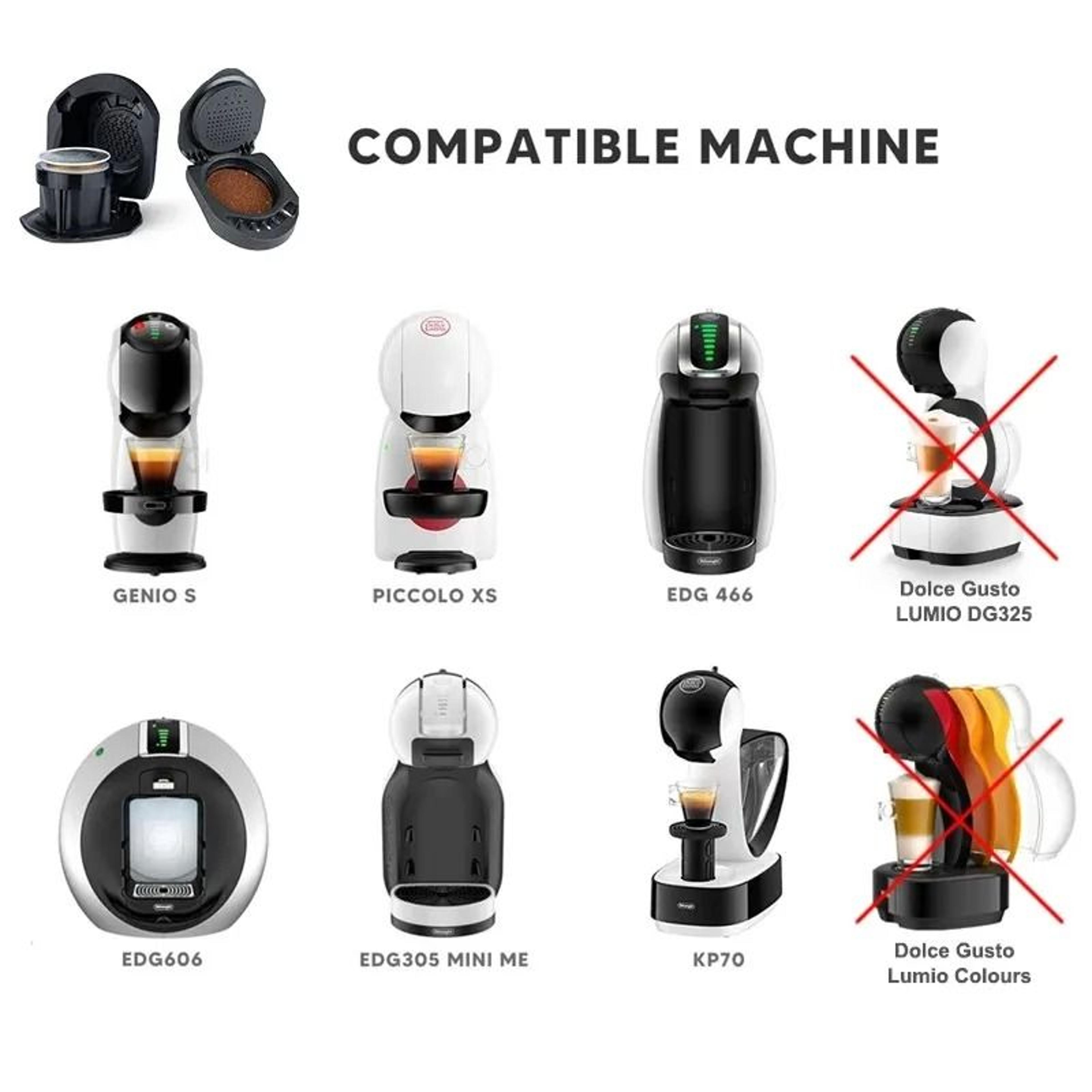 ICafilas Dolce Gusto Capsule Adapter  Precision Reusable Converter For Genio S And Piccolo Machines 2