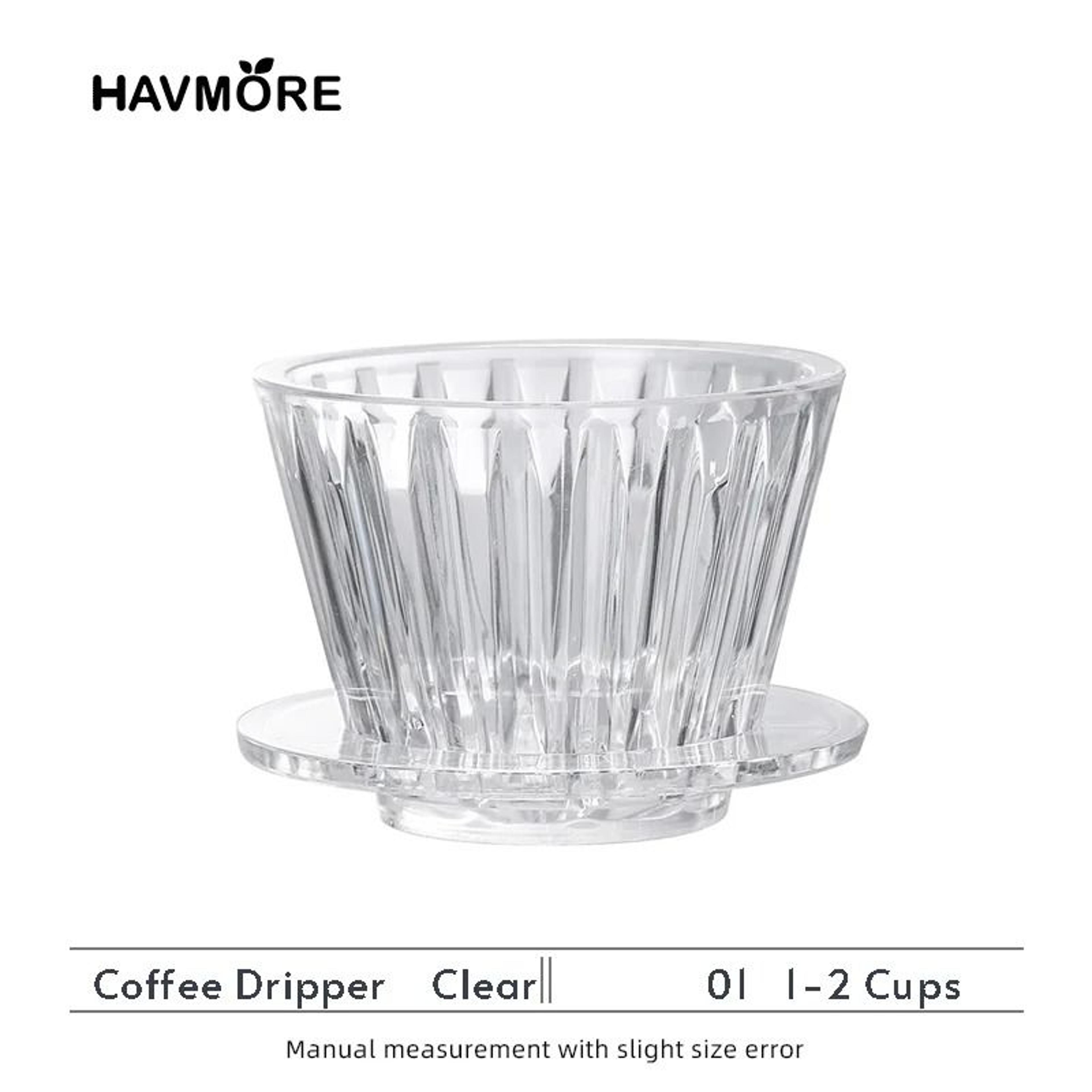 Crystal Eye Wave Coffee Dripper Set  Professional 12 Cup Pour Over Kit With 50 Precision Filter Pap 7