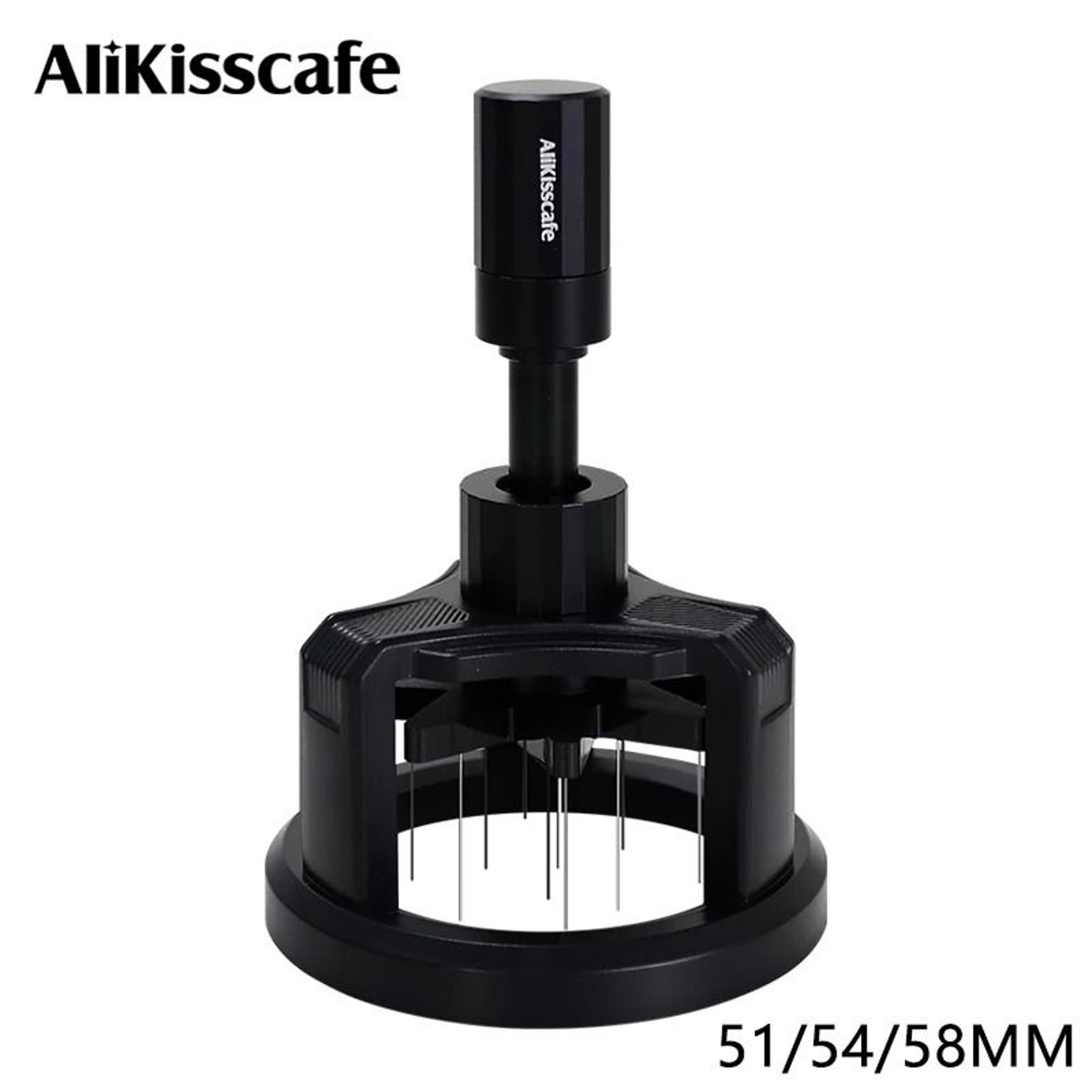 ALIKISSCAFE Adjustable WDT Tool  Professional Espresso Needle Distributor For 515458mm Portafilters 1
