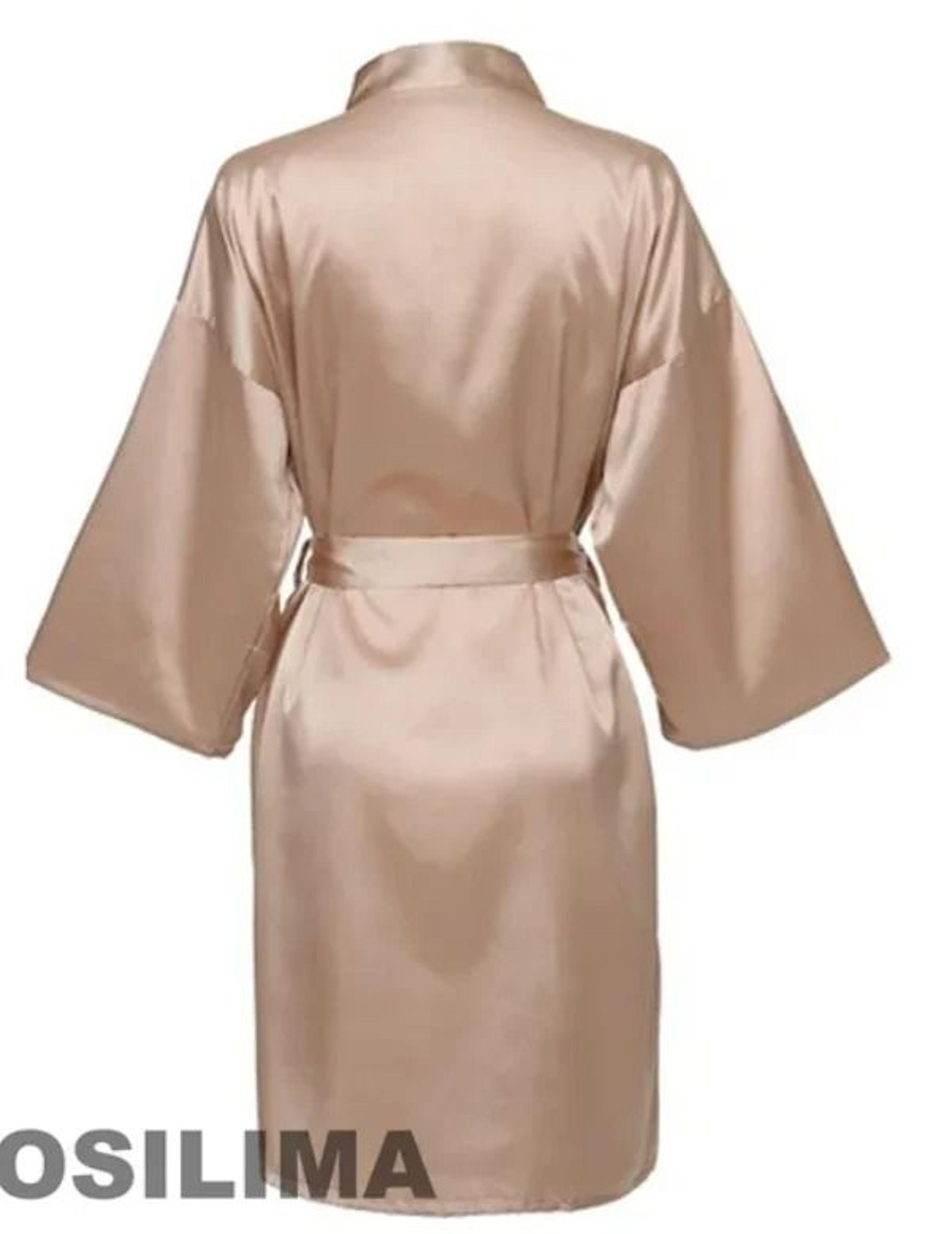 Wedding Party Team Bride Robe  Professional Satin Kimono Pajamas  Bridesmaid Bathrobe SP2000 4
