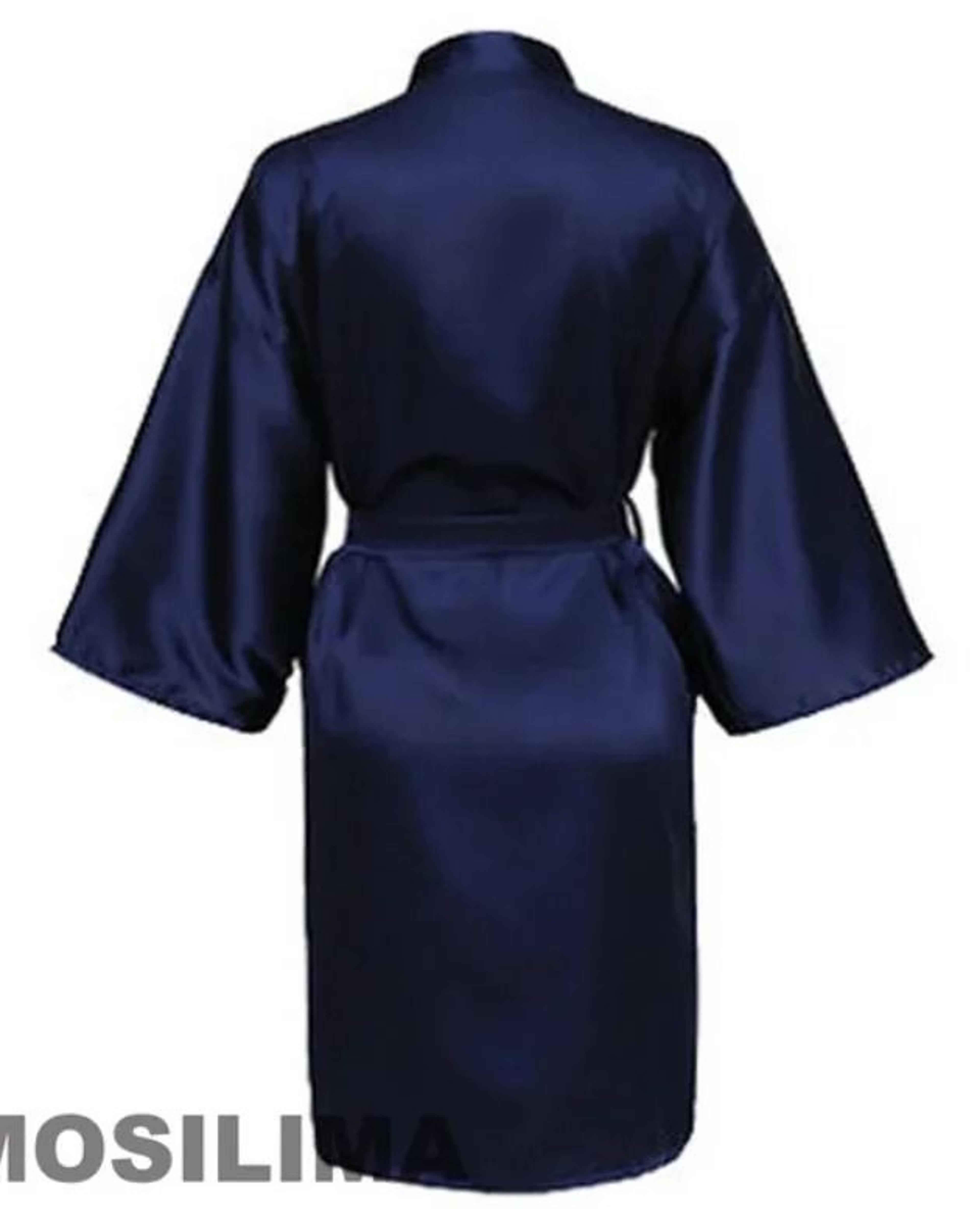 Wedding Party Team Bride Robe  Professional Satin Kimono Pajamas  Bridesmaid Bathrobe SP2000 5