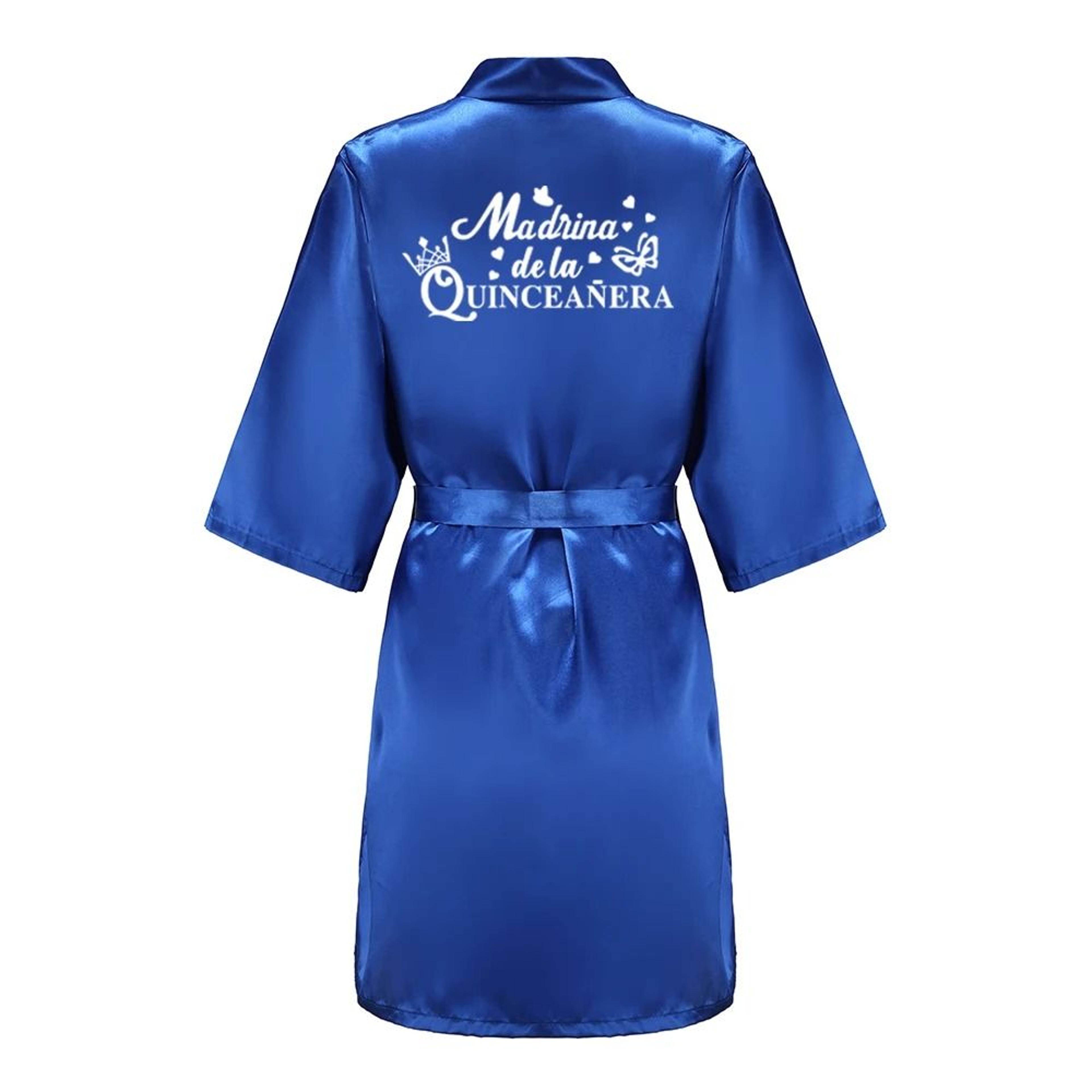 Princess Quinceanera Birthday Party Robe  Professional Silkly Nightgown  Mis XV Sweet 15 Bathrobe 13