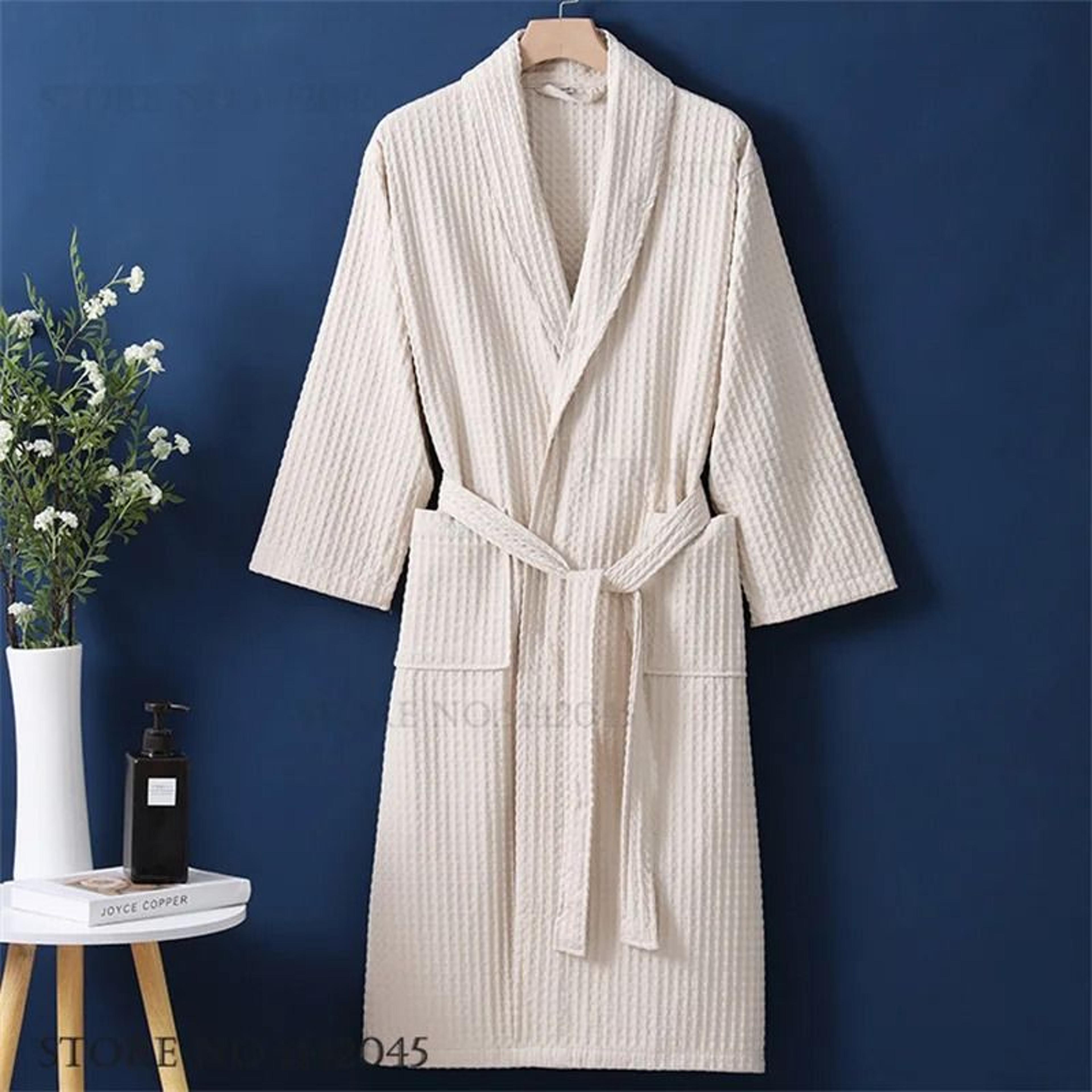 100 Cotton Couple Waffle Robe  Professional Kimono Bathrobe  Casual Summer Loungewear 21