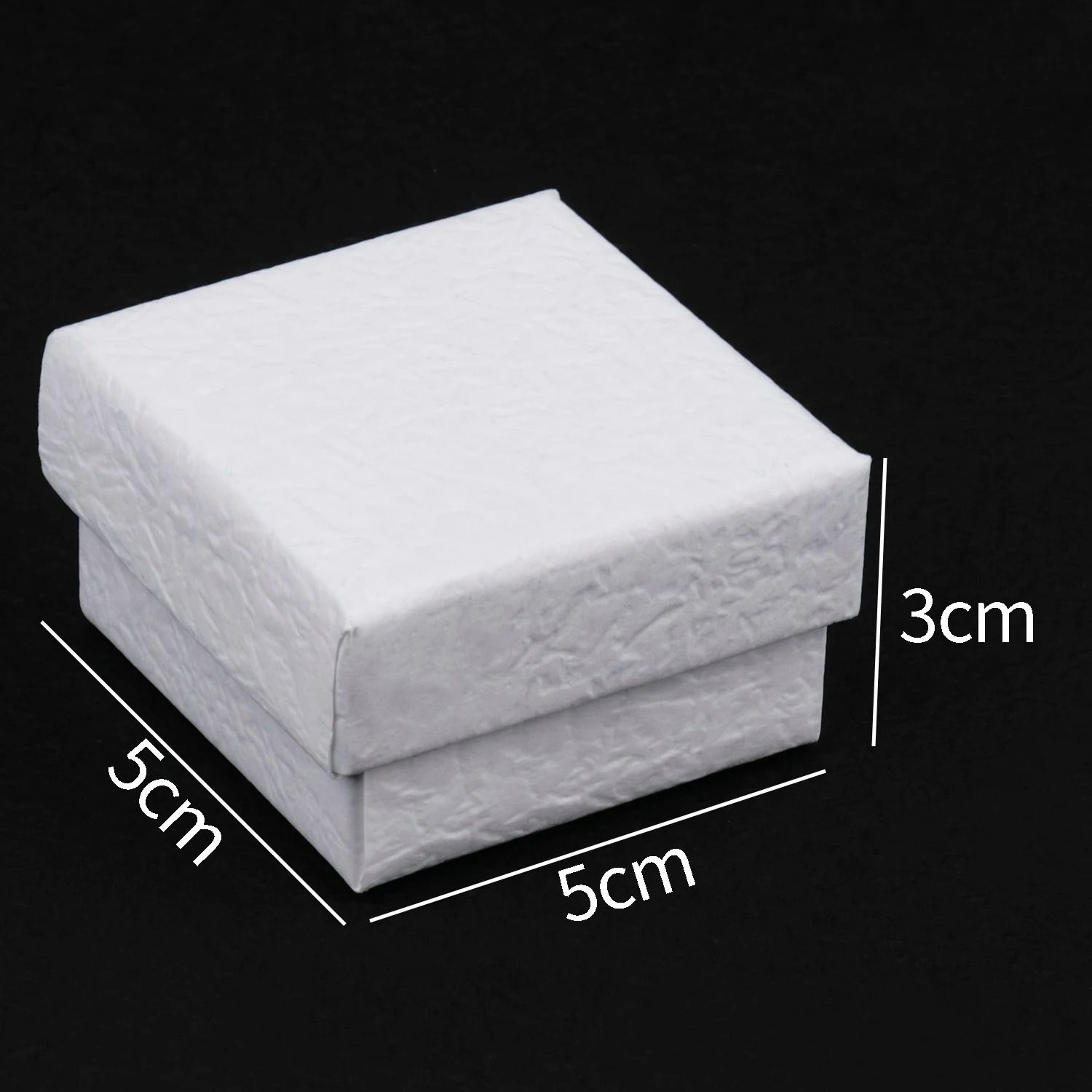 Square Jewelry Organizer Box  HighPerformance White Kraft Paper Display  Gift Boxes For Engagement  7