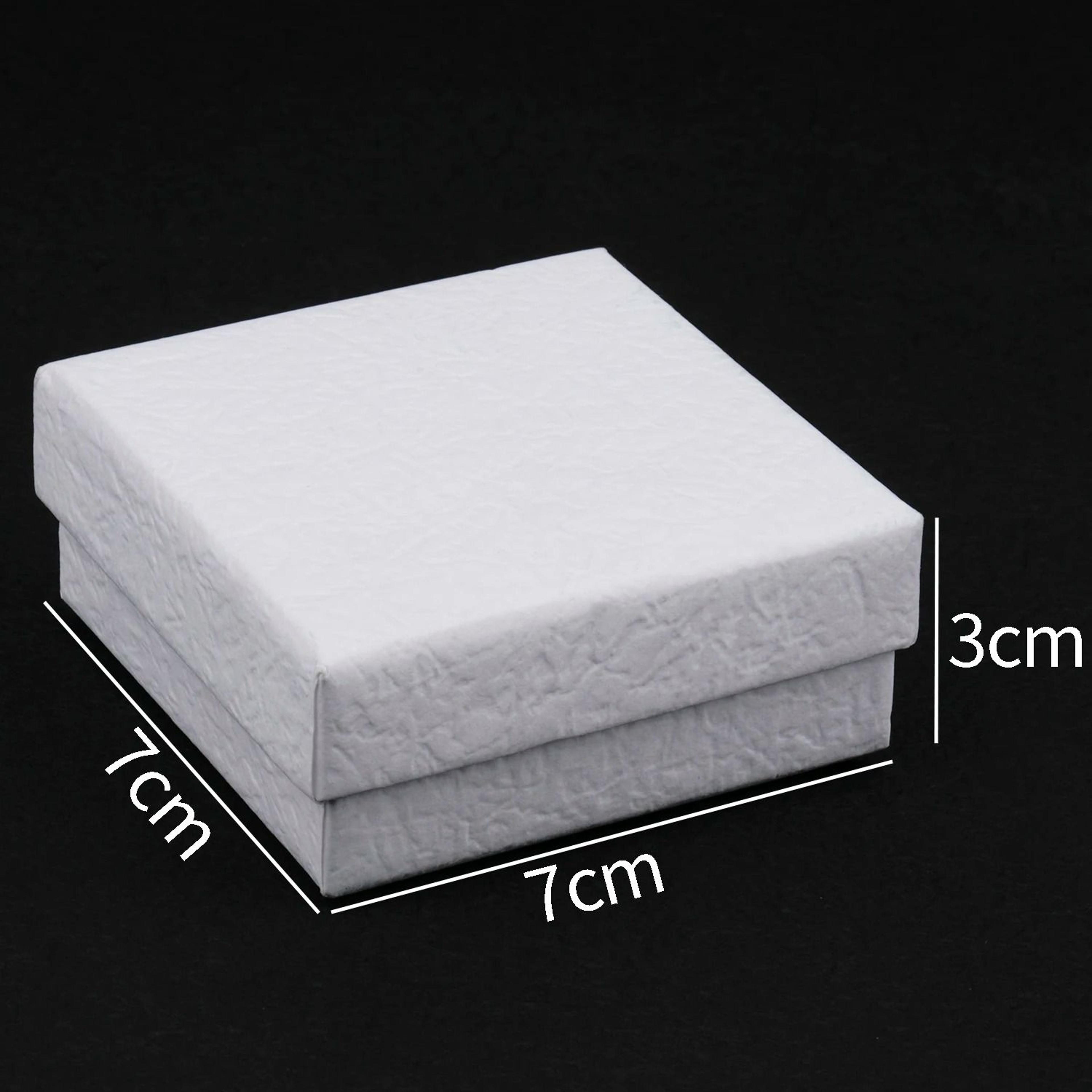 Square Jewelry Organizer Box  HighPerformance White Kraft Paper Display  Gift Boxes For Engagement  8
