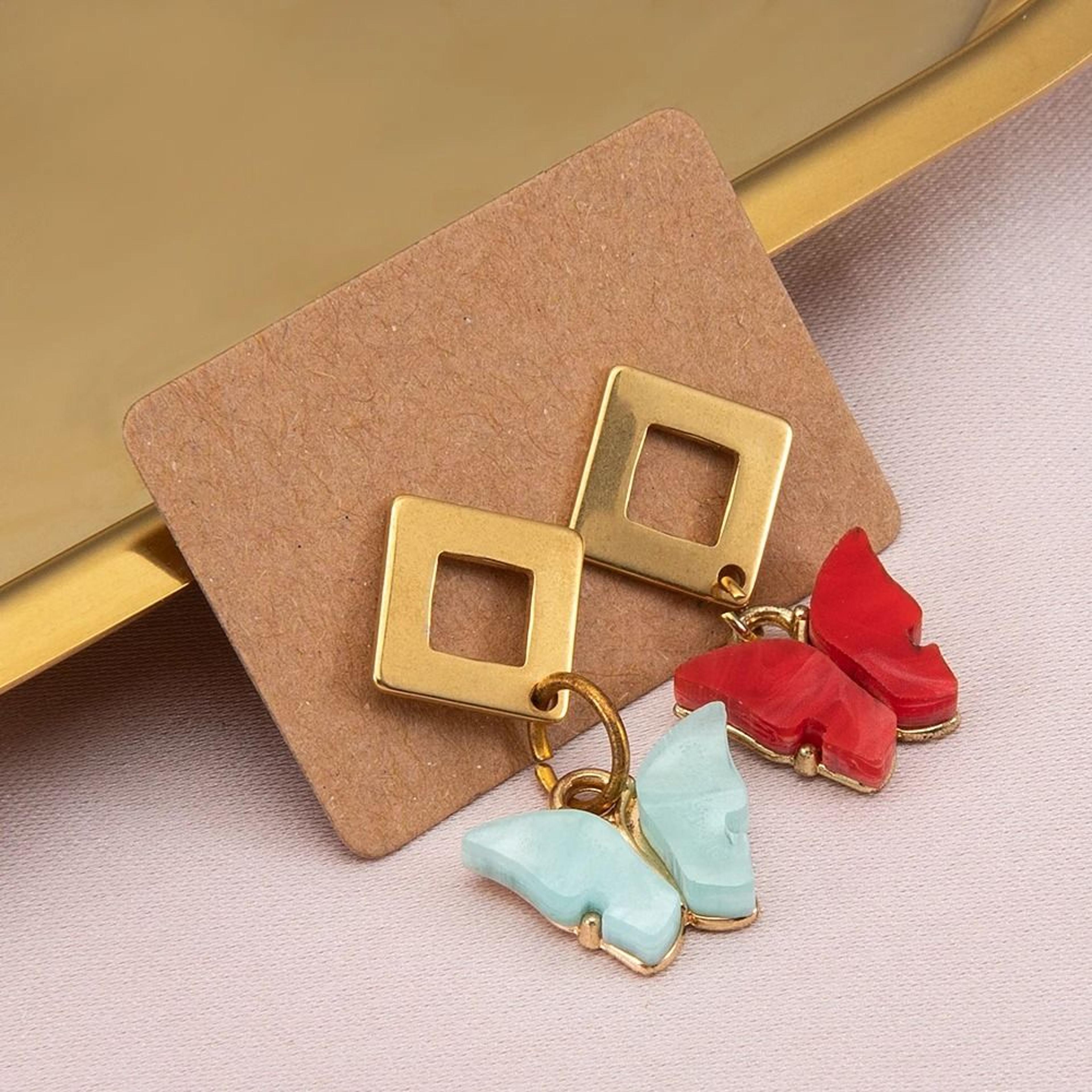 Earring Display Cards  Kraft Paper Packaging For Handmade Jewelry  Earring Studs 50100pcs 1