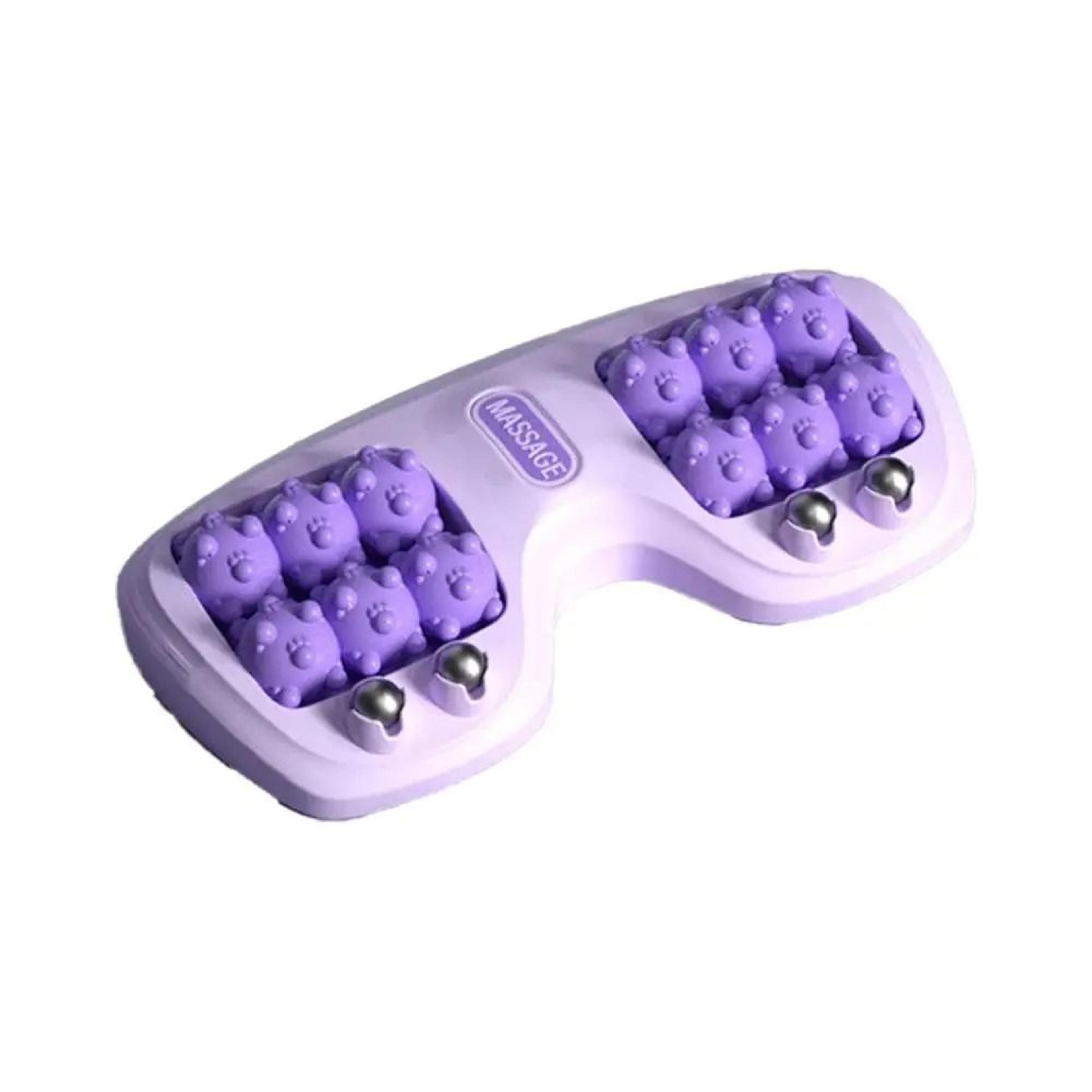Purple MultiPoint Foot Roller Massager  HighPerformance Deep Therapy With Magnetic Beads 6