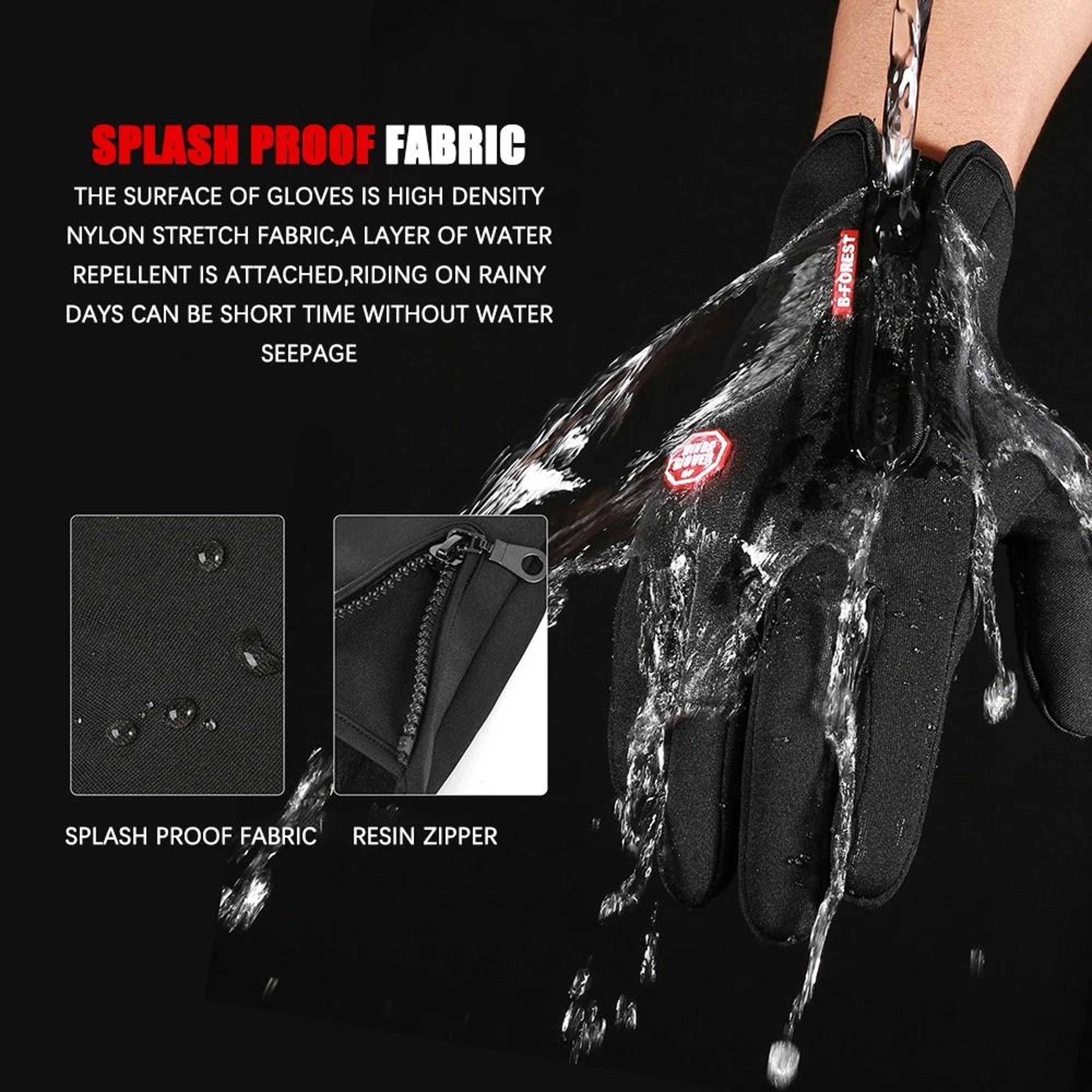 Winter Cycling  Motorcycle Gloves  HighPerformance Fleece Touch Screen Thermal Gloves 1