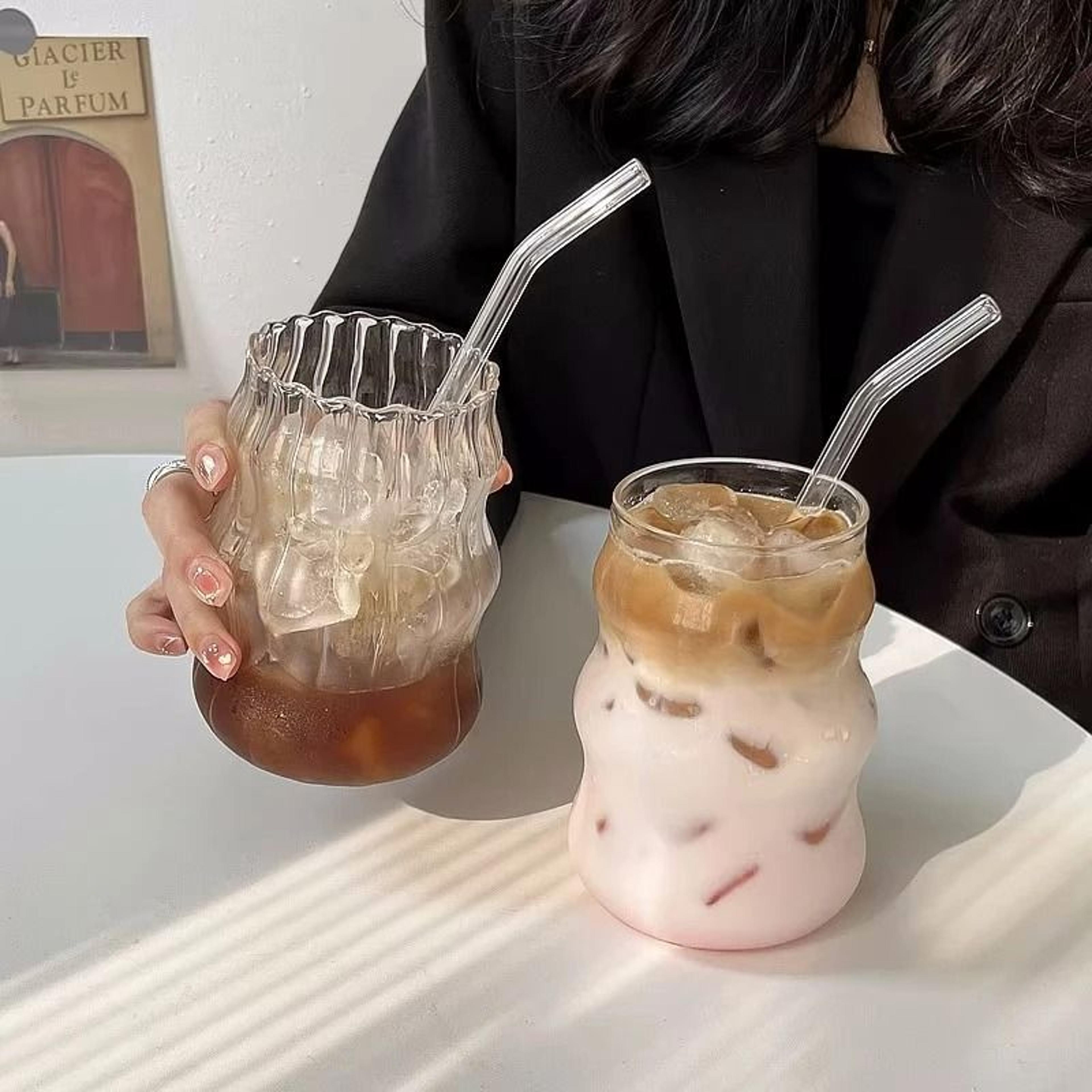 INS Ripple Glass Tumbler  HighPerformance HeatResistant Drinking Glasses For Coffee  Cocktails 2