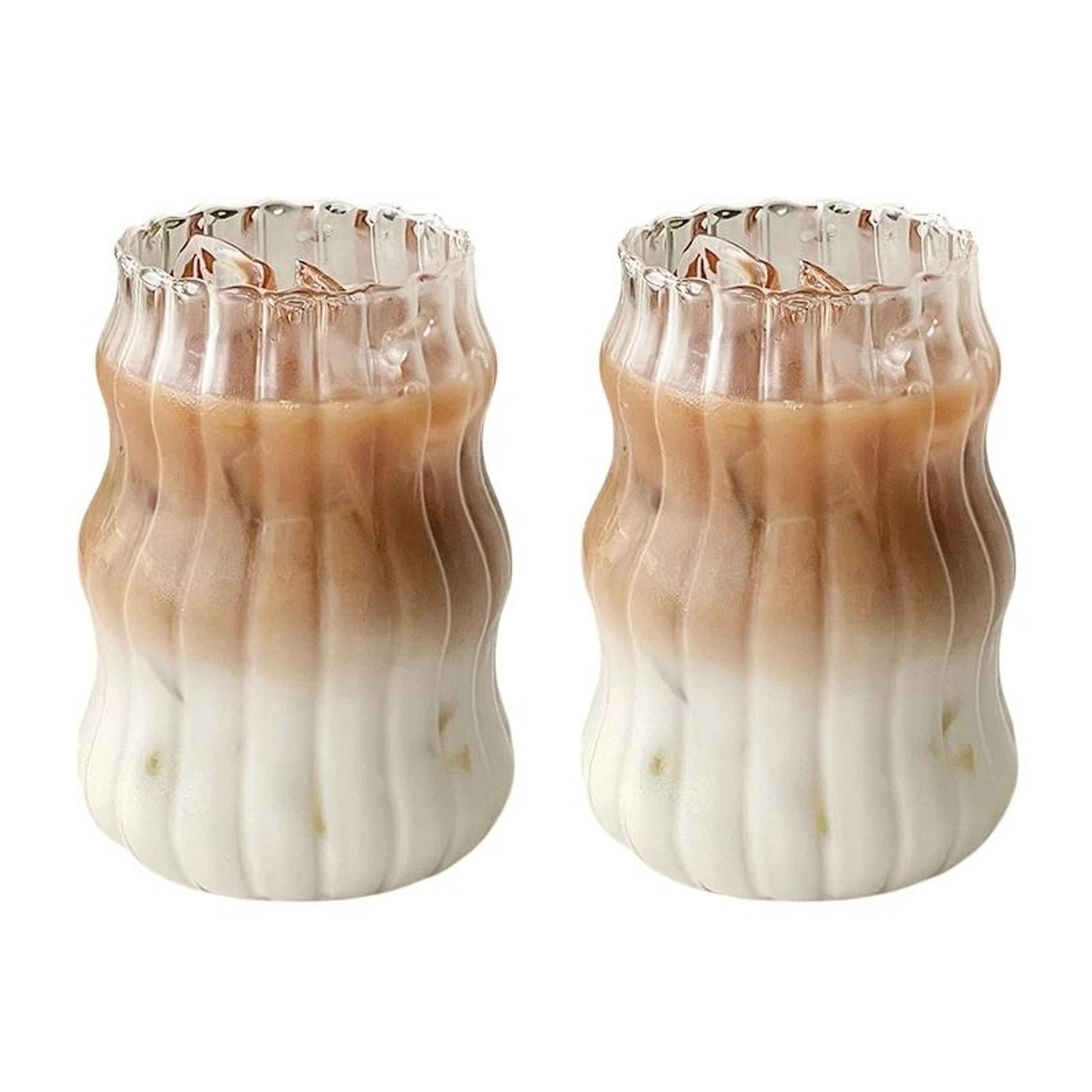 INS Ripple Glass Tumbler  HighPerformance HeatResistant Drinking Glasses For Coffee  Cocktails 21