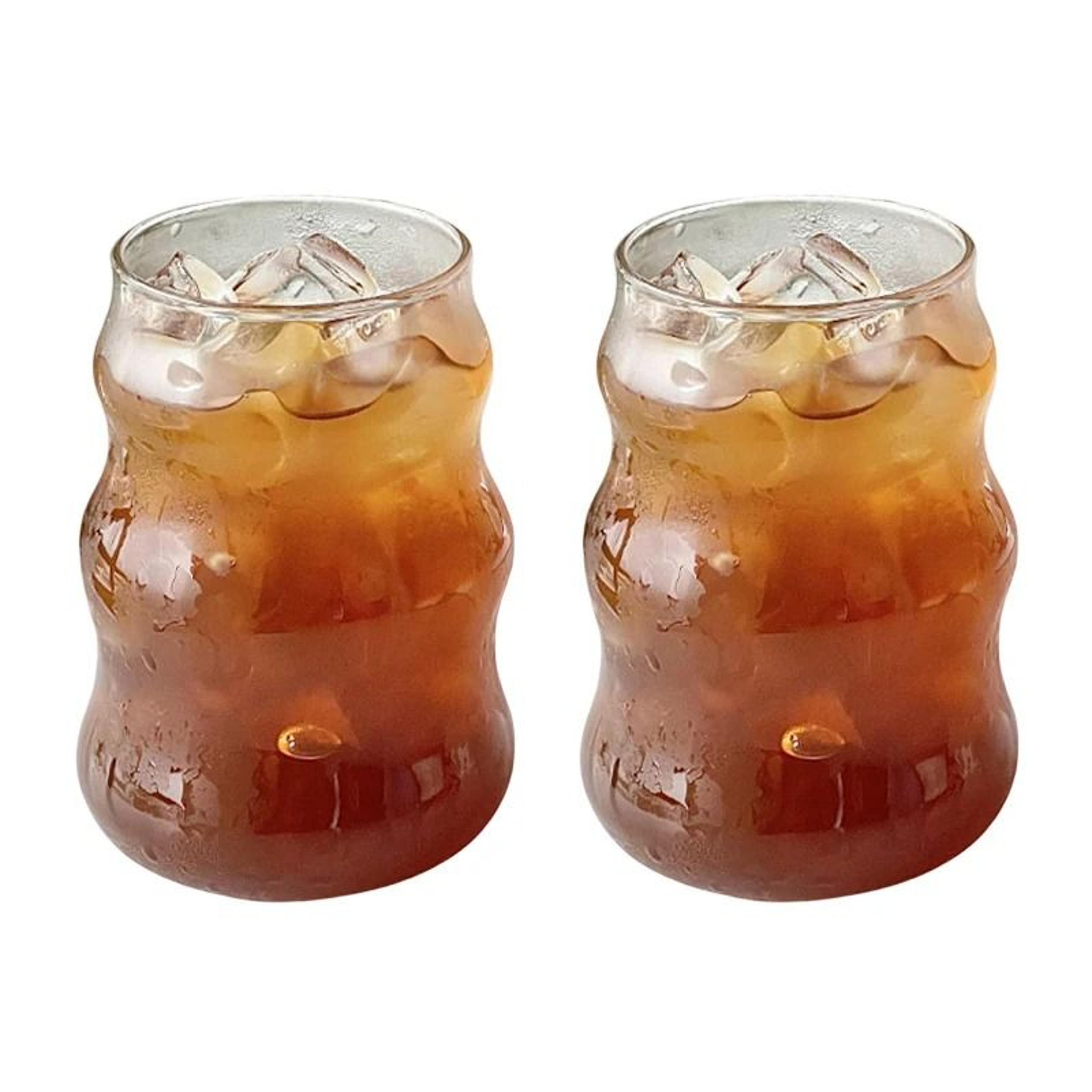 INS Ripple Glass Tumbler  HighPerformance HeatResistant Drinking Glasses For Coffee  Cocktails 22