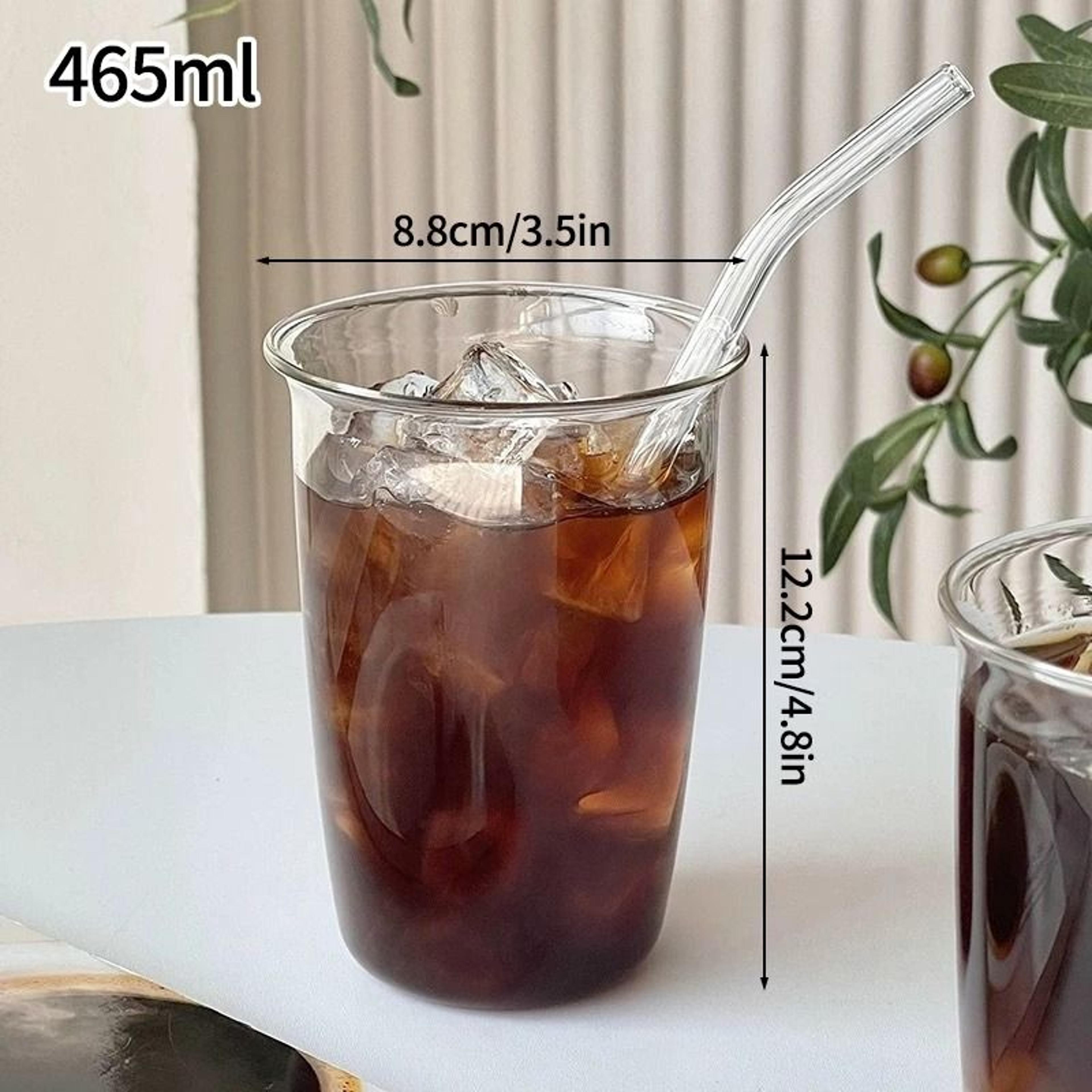 INS 3D Rose Glass Cup  Unique HeatResistant Tumbler  HighPerformance Floral Juice Mug 15