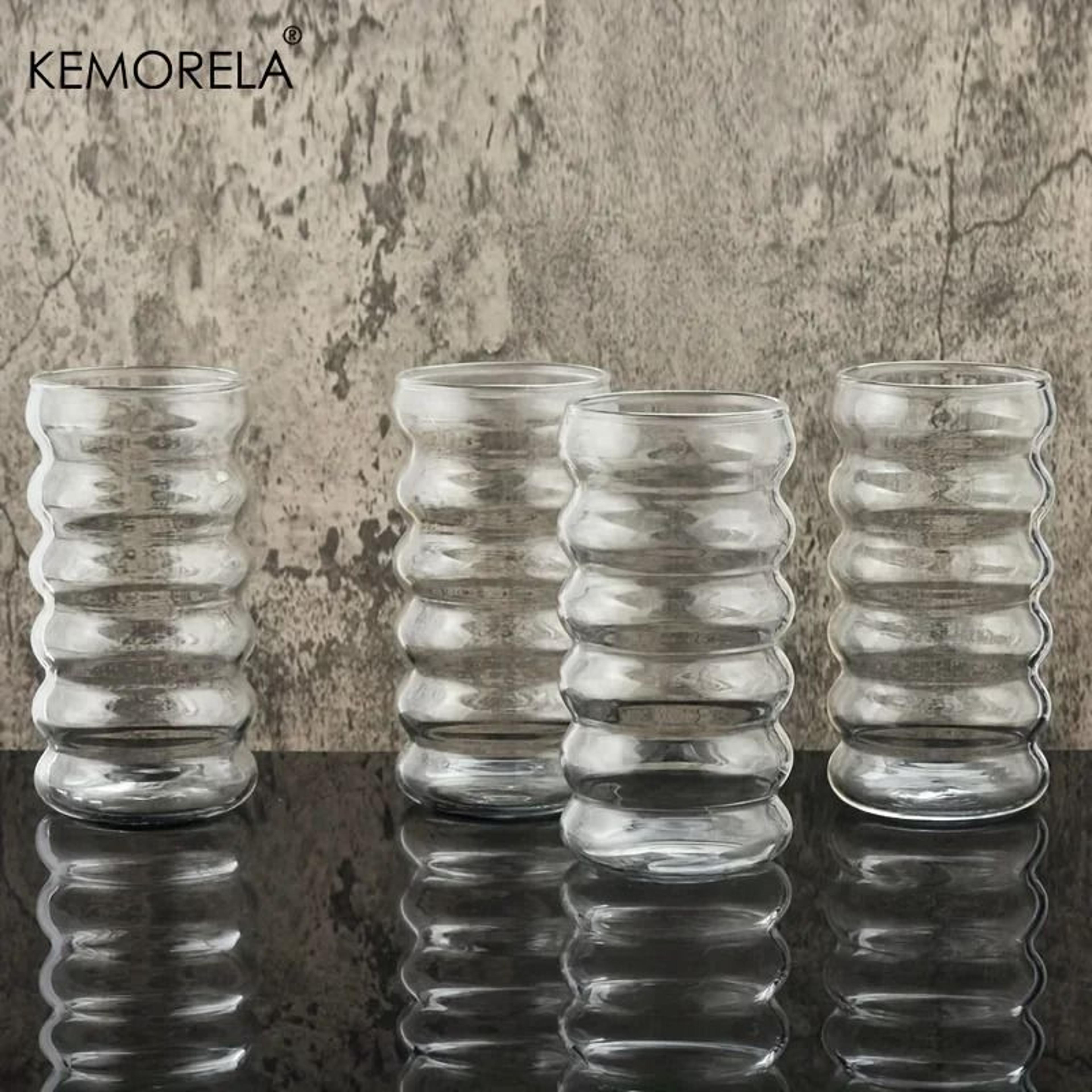 Creative Transparent Ripple Mug  HighPerformance HeatResistant Glass Tumbler For Coffee Tea  Juice 2