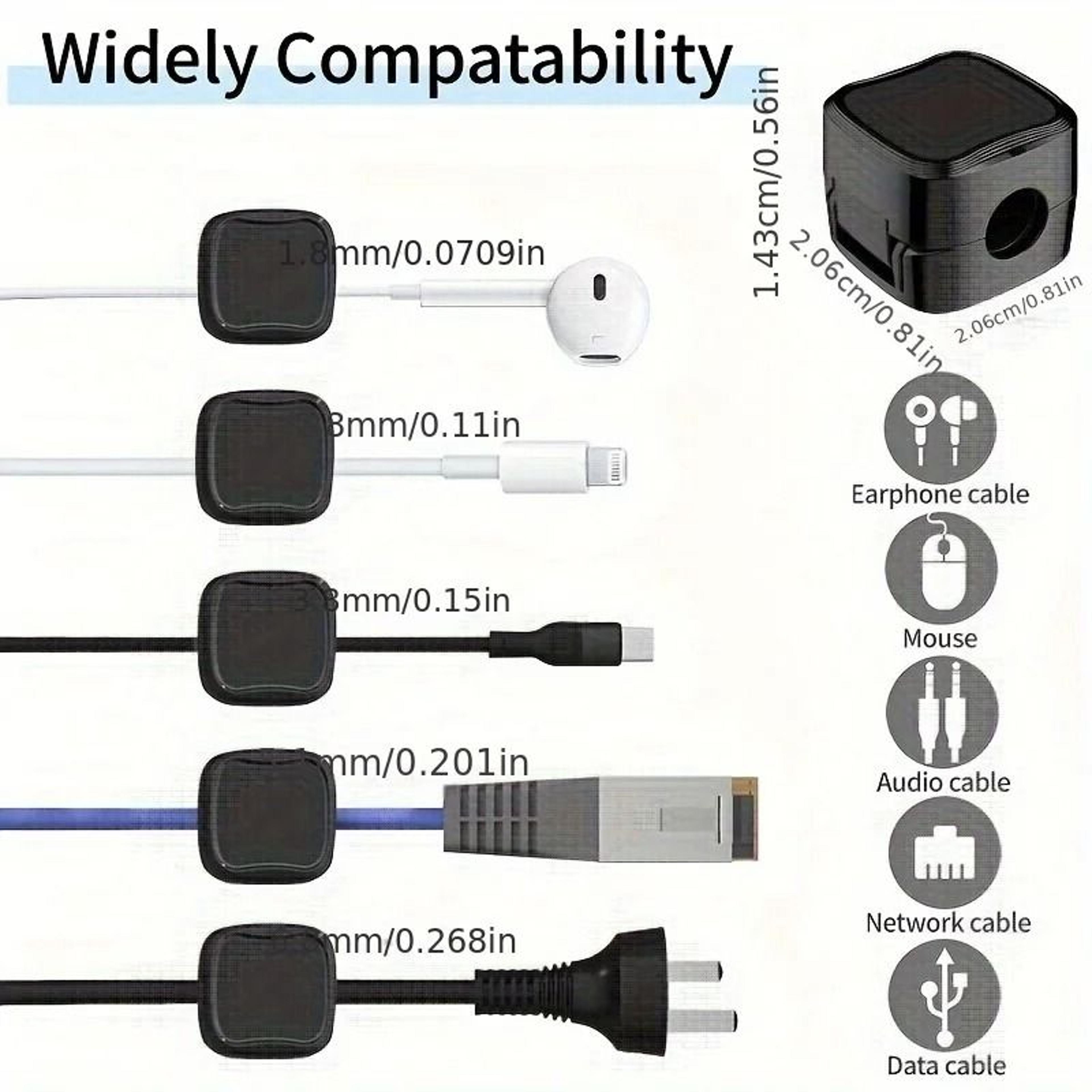 Magnetic Cable Organizer Clips  HighPerformance NonSlip Wire Organizer  Stable Cord Fixing For Desk 2