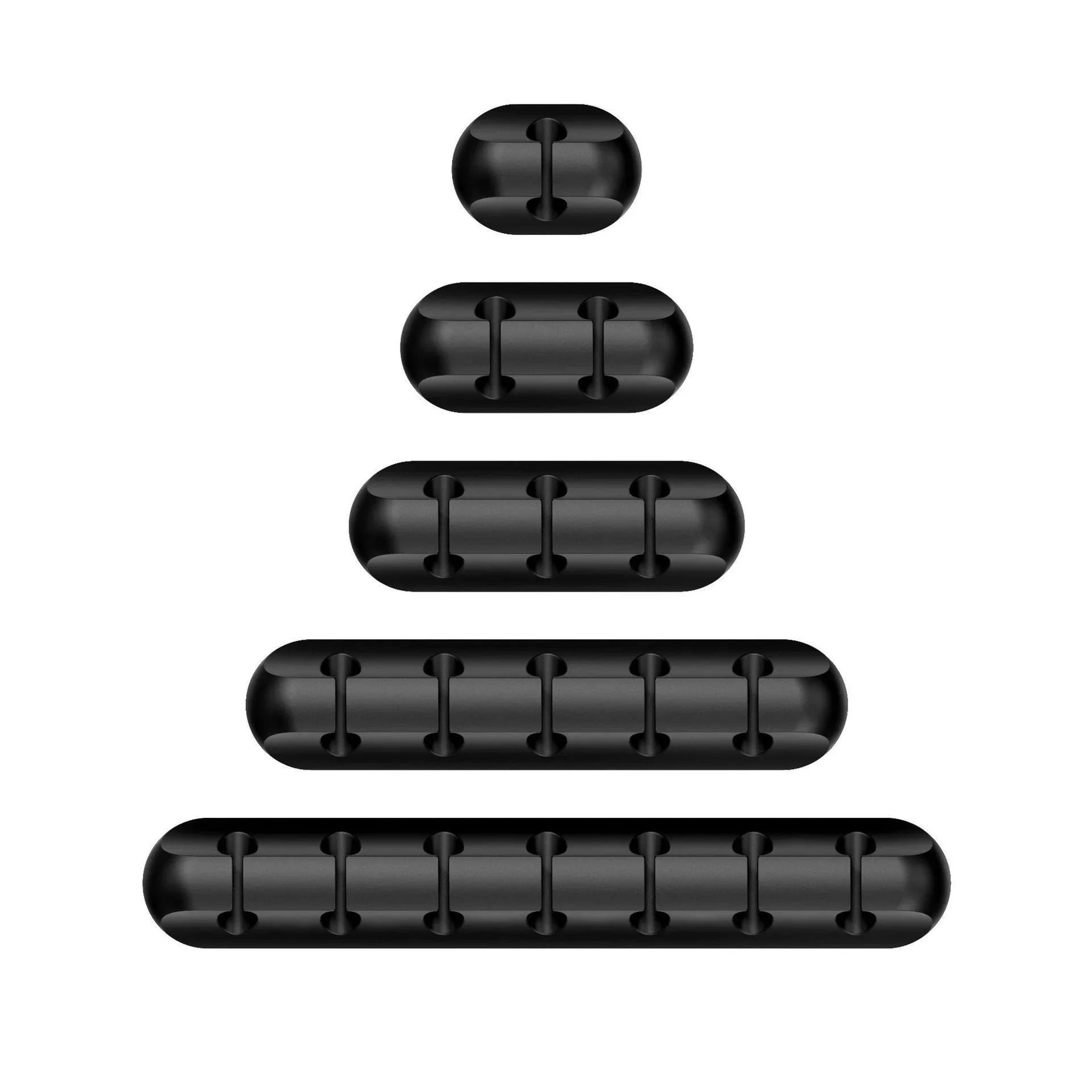 5Piece Silicone Cable Cord Organizer  HighPerformance USB Winder  SelfAdhesive Management Clips For 14