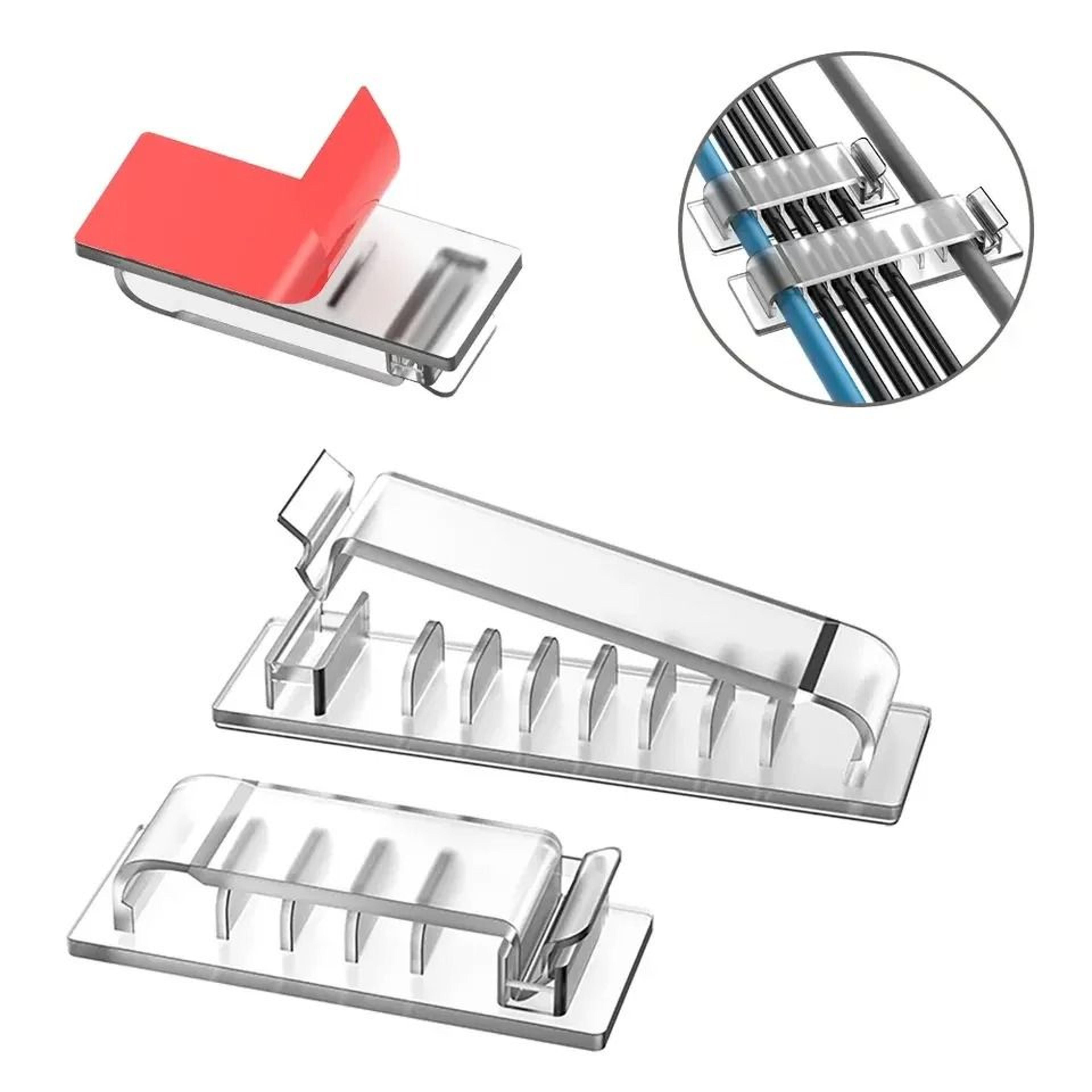 MultiSlot Silicone Cable Organizer  HighPerformance SelfAdhesive Wire Holder For Home  Office 0