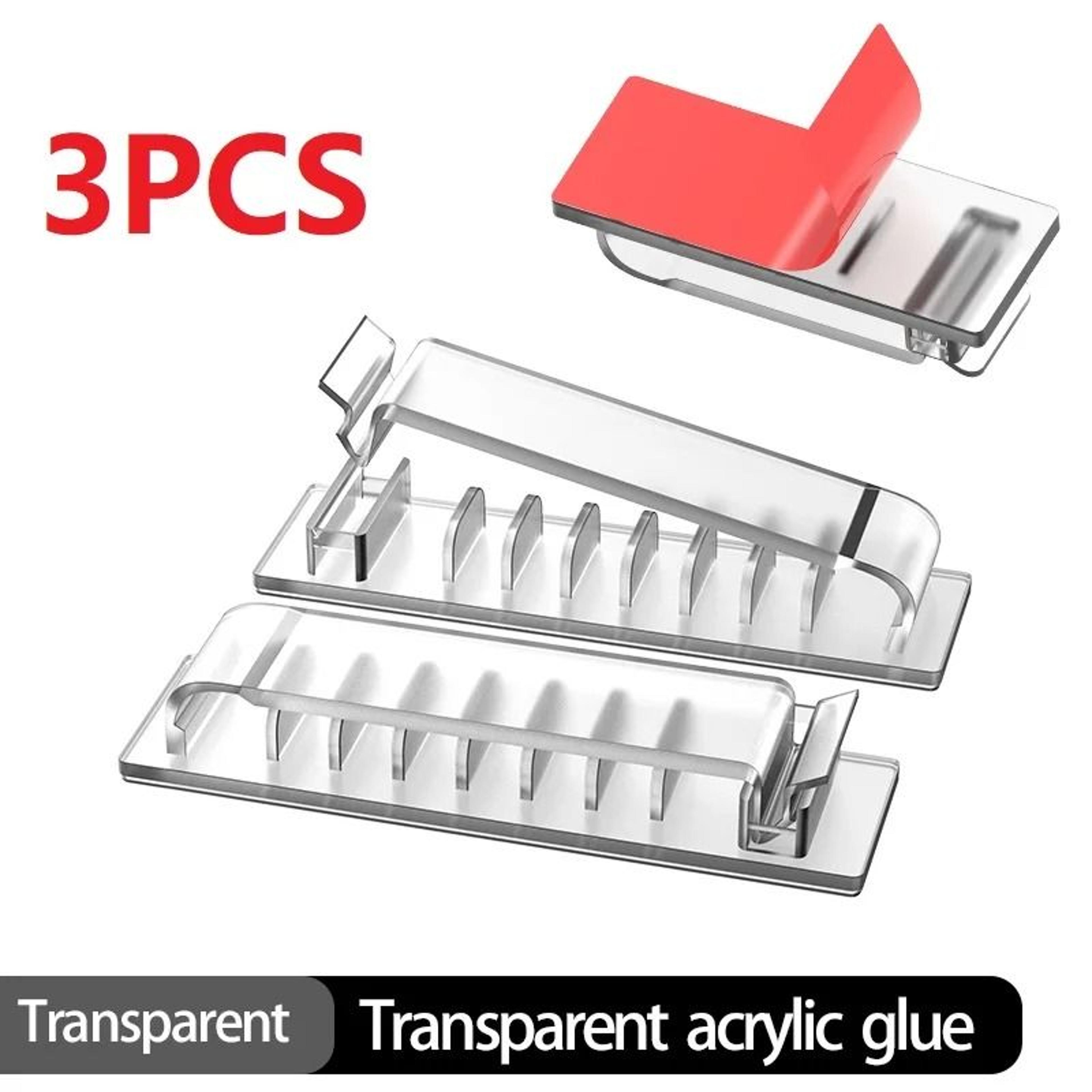 MultiSlot Silicone Cable Organizer  HighPerformance SelfAdhesive Wire Holder For Home  Office 11
