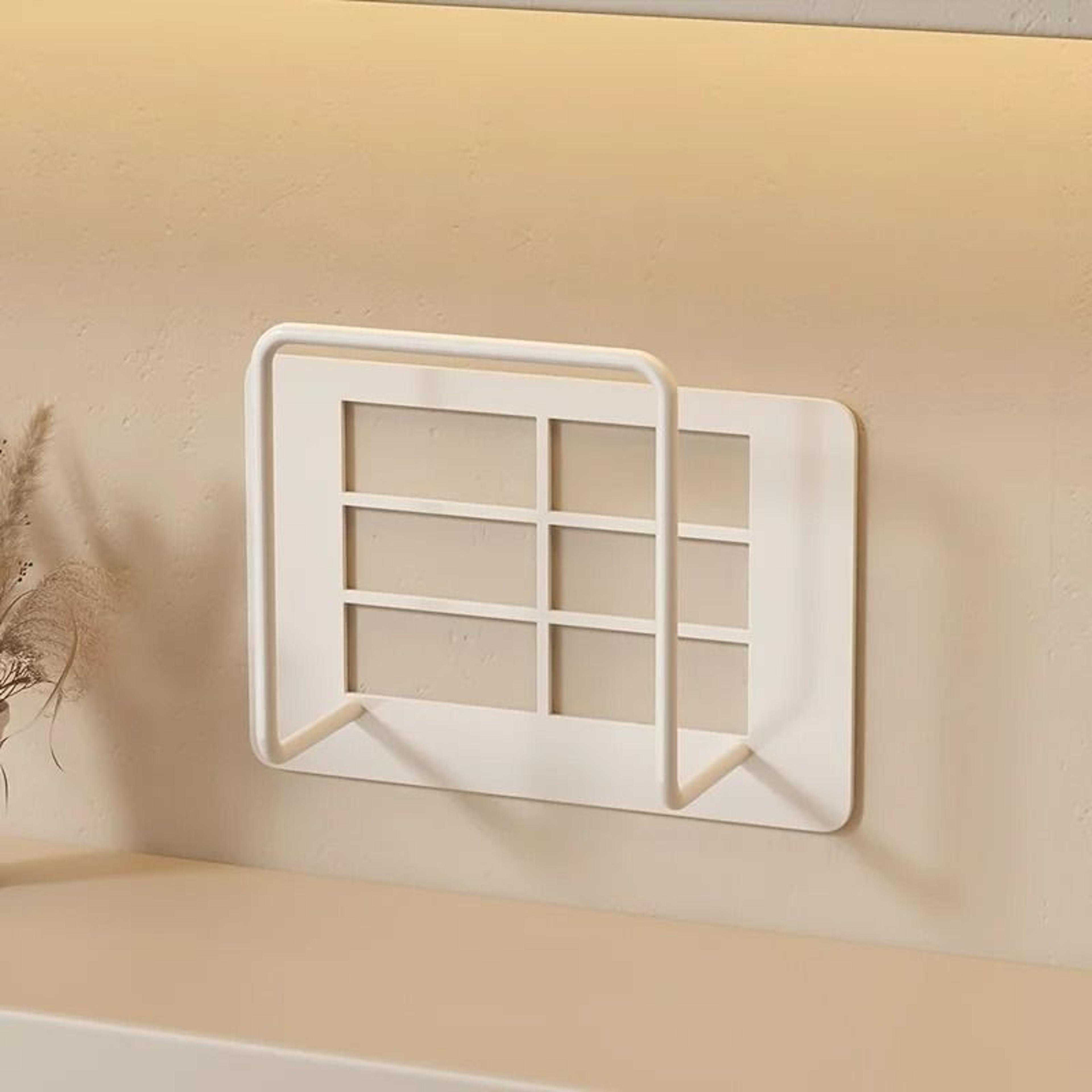NonDrilling WallMounted Router Bracket  HighPerformance MultiPurpose Cast Iron Storage Rack 4