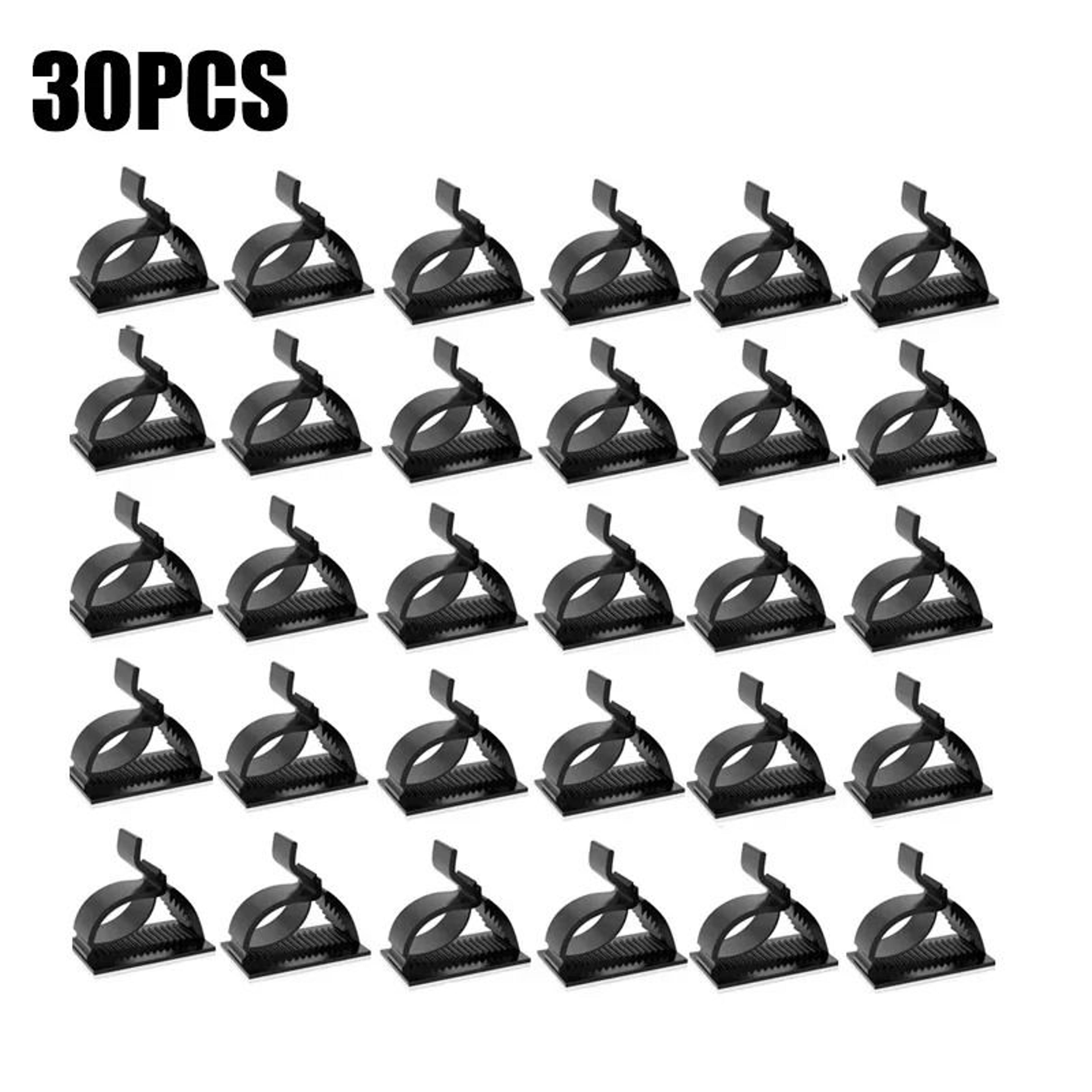 Universal Adjustable SelfAdhesive Cable Clips  HighPerformance Wire Clamps For Desk  Car Management 11