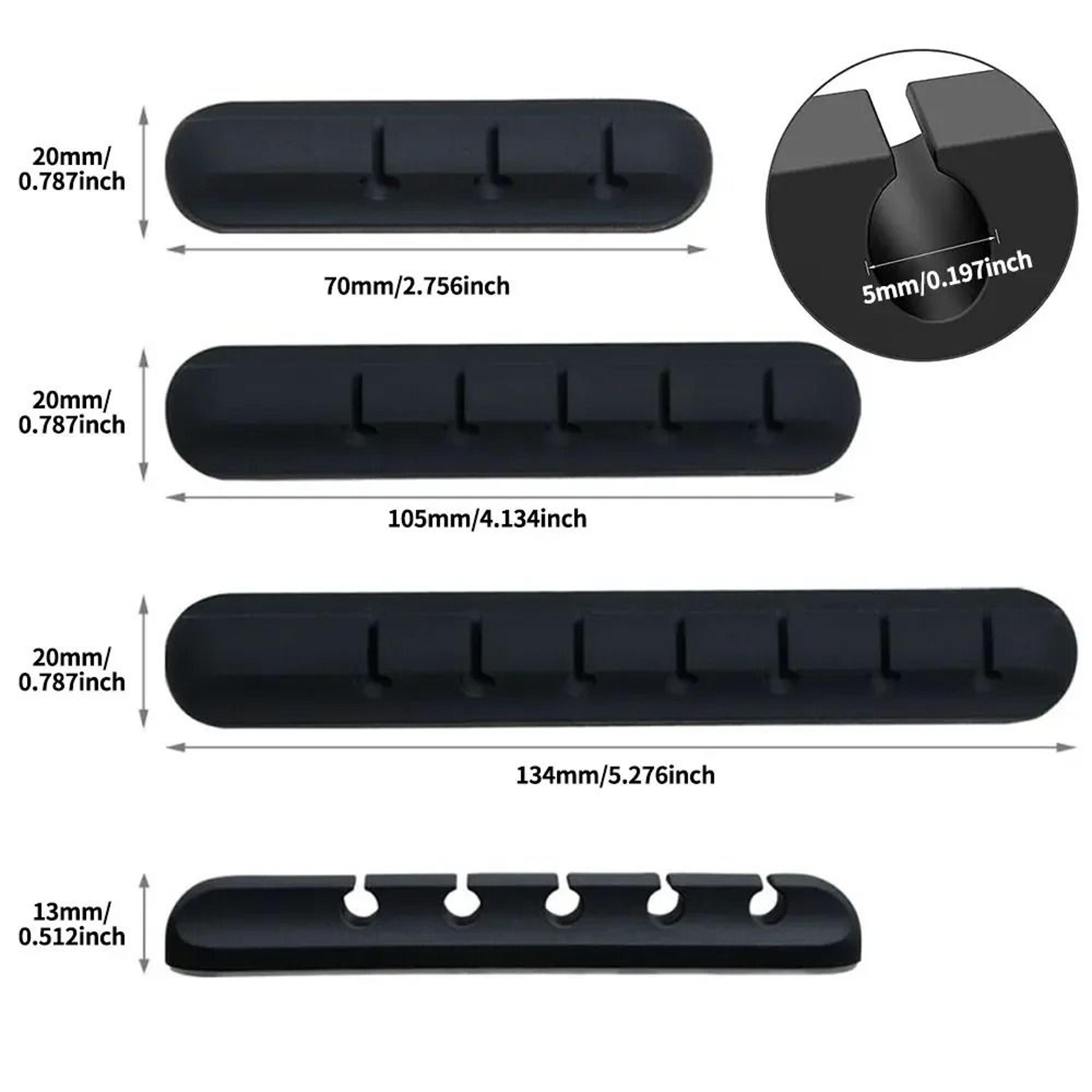 Silicone USB Cable Organizer  HighPerformance Desktop Tidy Clips  Mouse Wire Management Holder 5