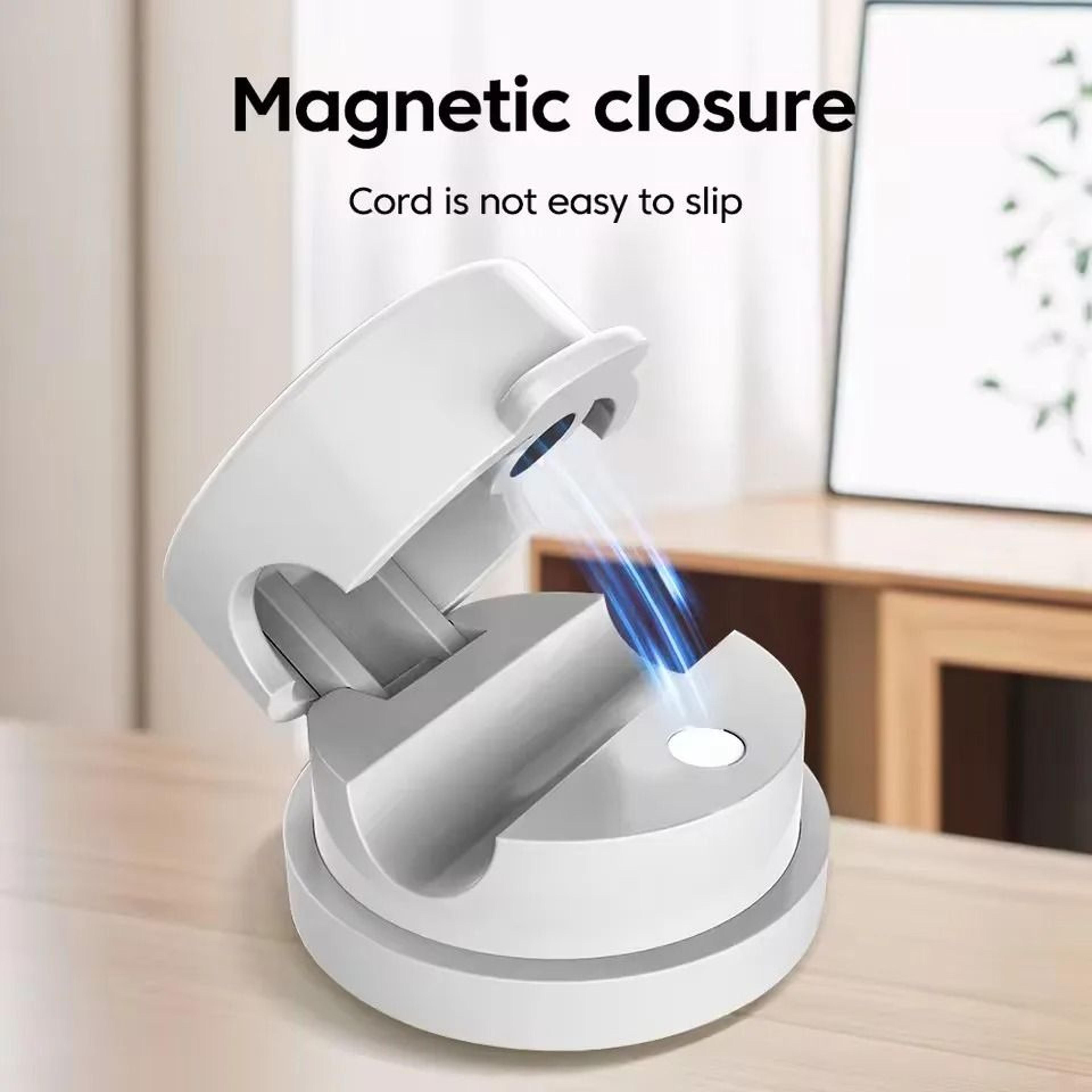 360 Rotation Magnetic Cable Organizer  HighPerformance Adhesive Wire Keeper For Home  Office 5