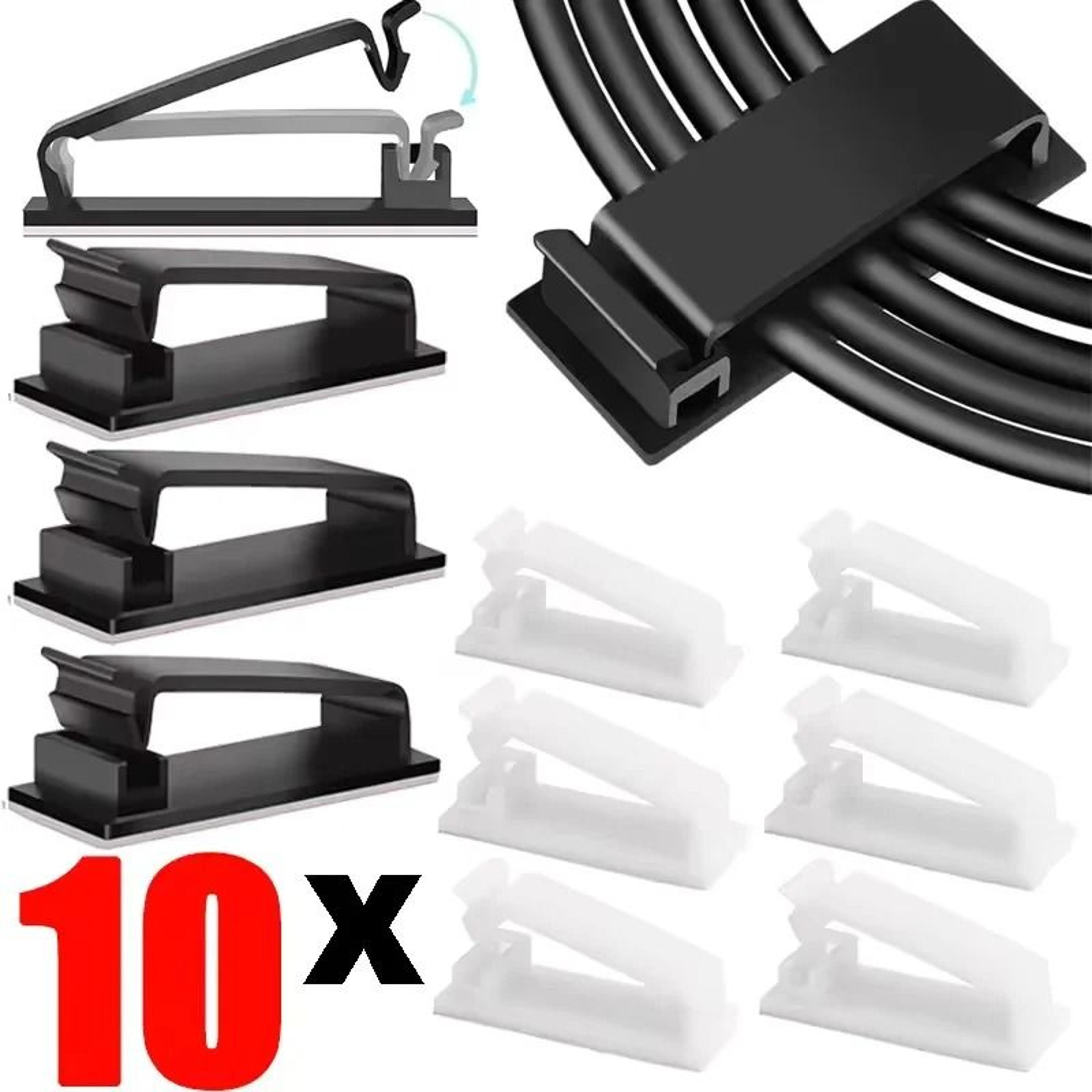SelfAdhesive Wire Organizer  HighPerformance Harness Clamp  Cord Management Clip For PC  USB Cables 0