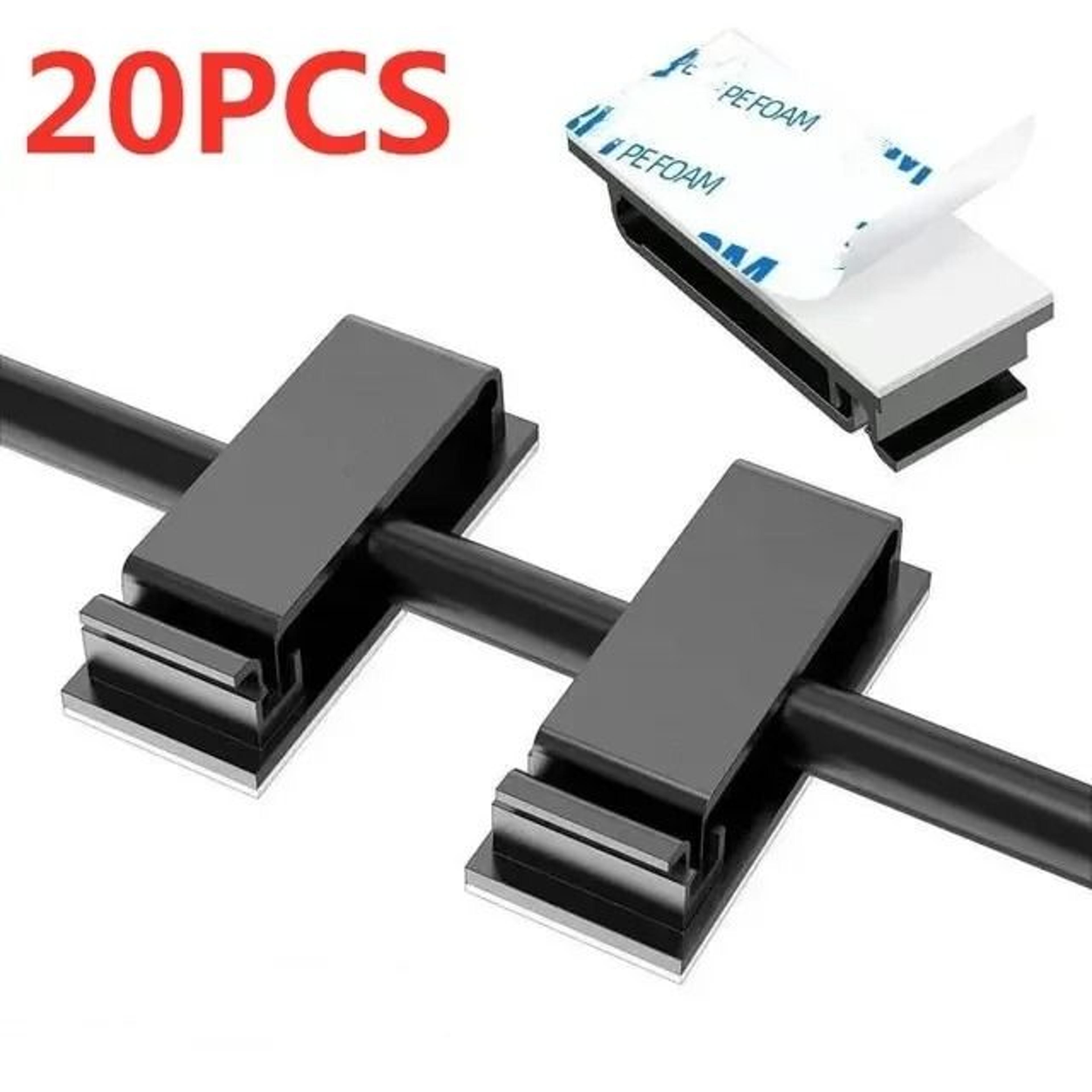 SelfAdhesive Wire Organizer  HighPerformance Harness Clamp  Cord Management Clip For PC  USB Cables 12
