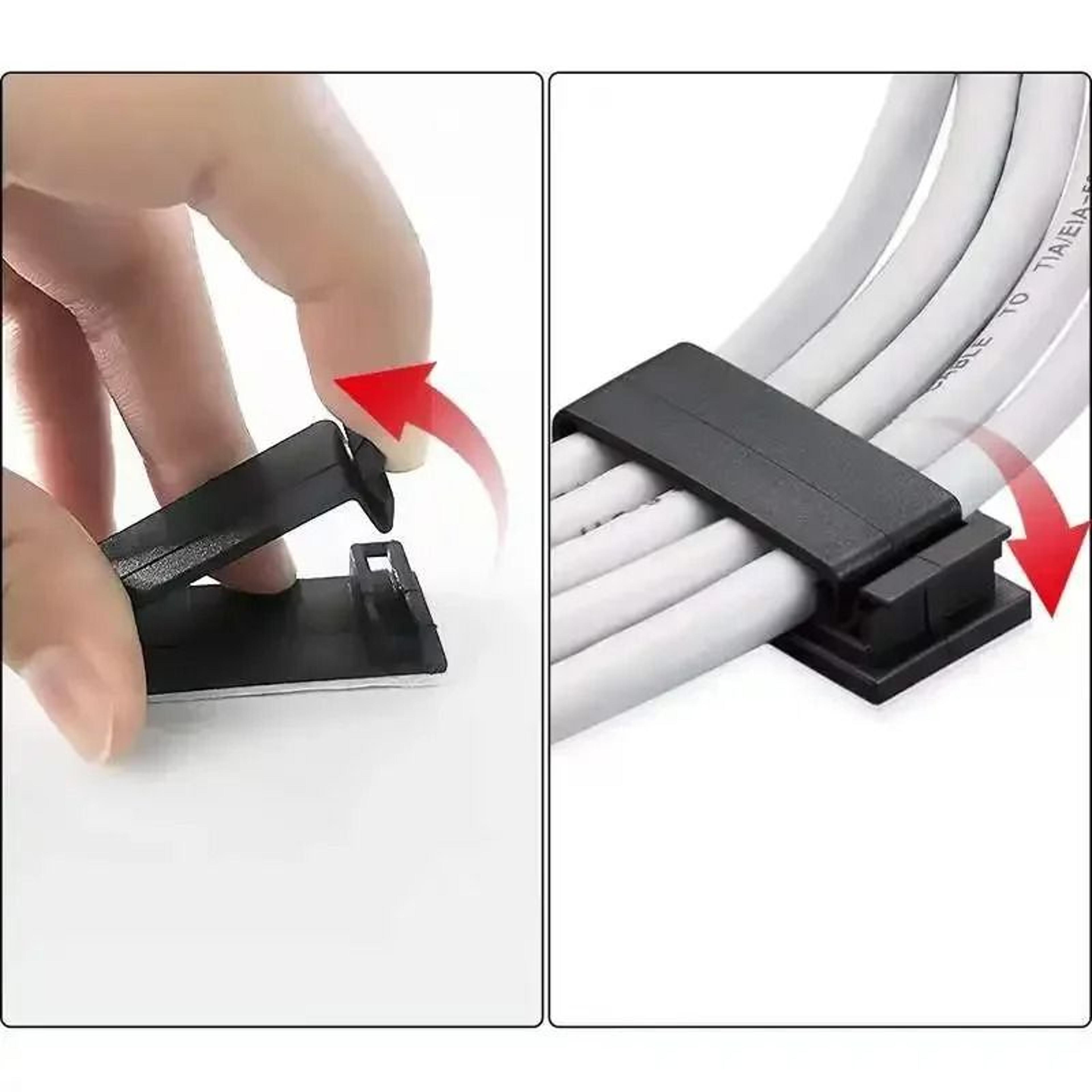 SelfAdhesive Wire Organizer  HighPerformance Harness Clamp  Cord Management Clip For PC  USB Cables 2