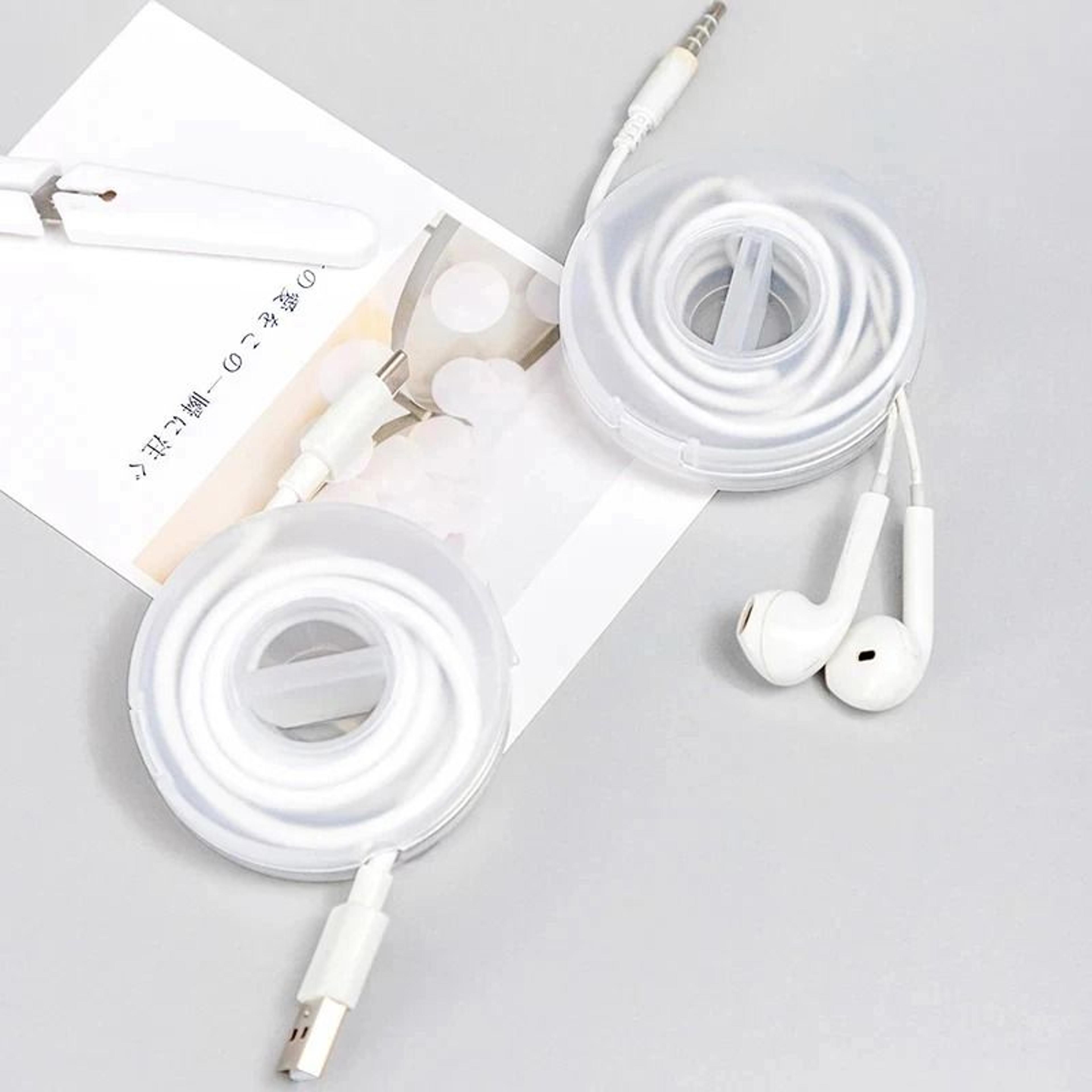 Portable Transparent MultiFunction Cable Winder  Retractable Cord Organizer  Phone Holder 0