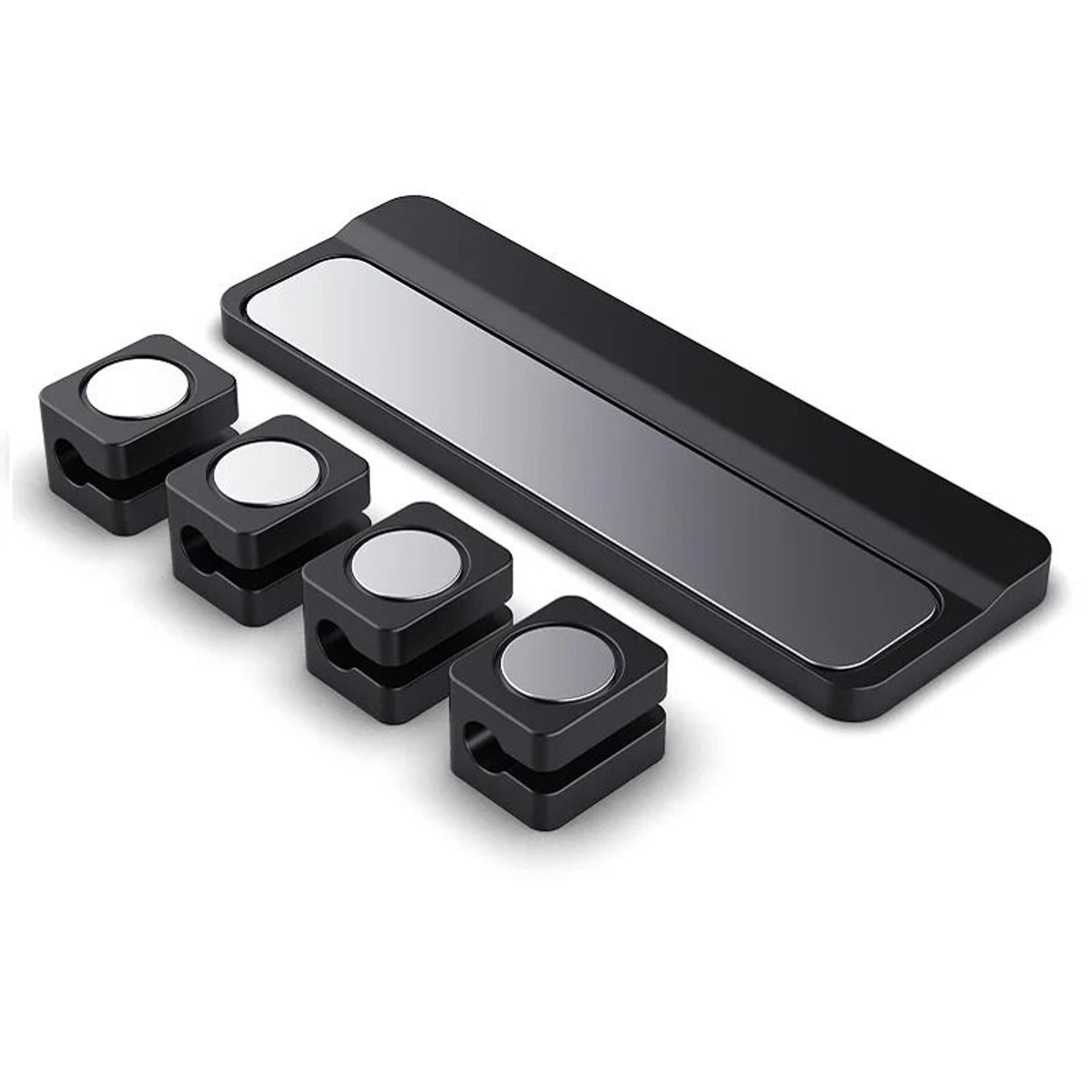 Magnetic Silicone Cable Winder  HighPerformance Solid Color Desk Organizer  USB Line Charger Clip 3