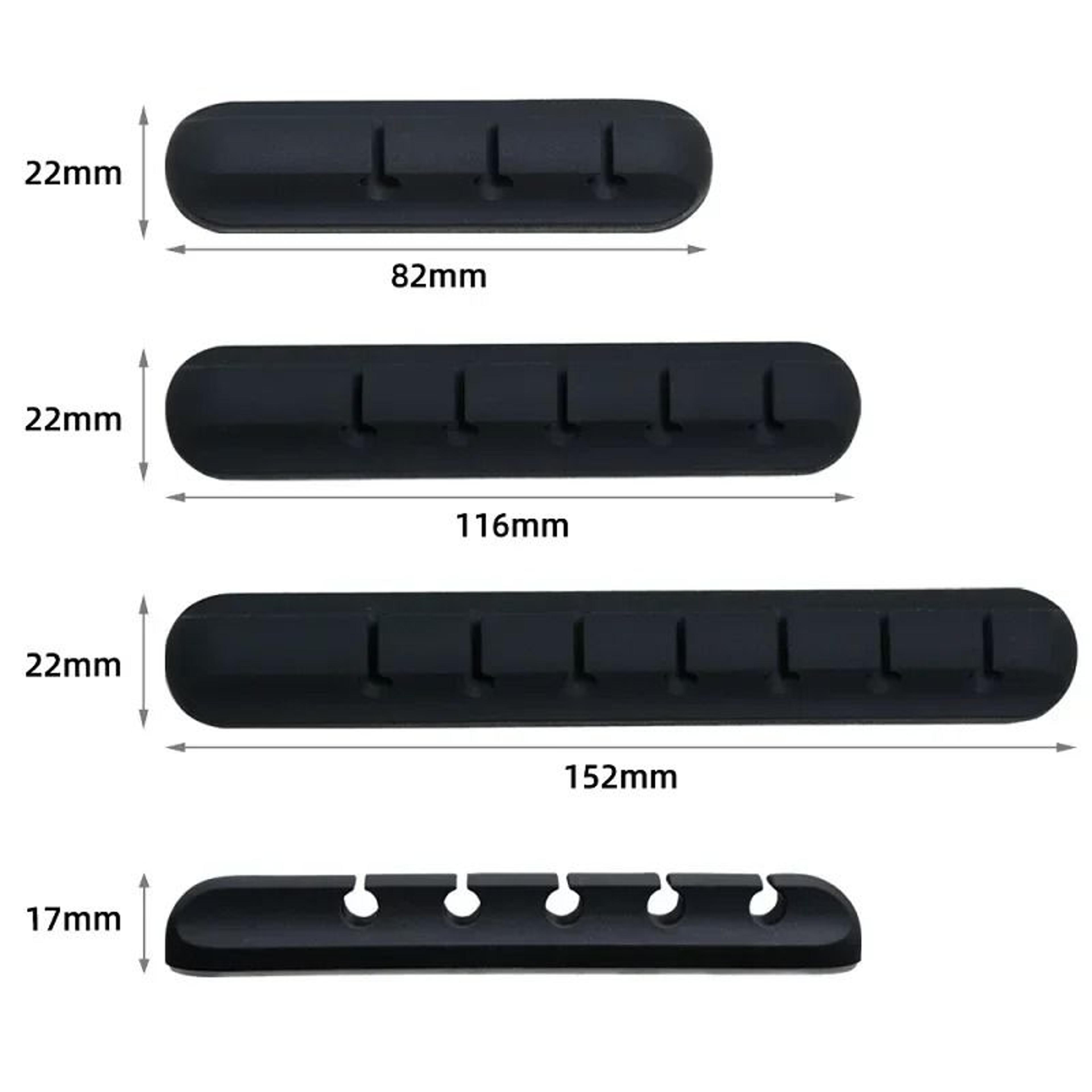 Silicone USB Cable Organizer  HighPerformance Desktop Charging Cable Winder  Tidy Management Clips 5