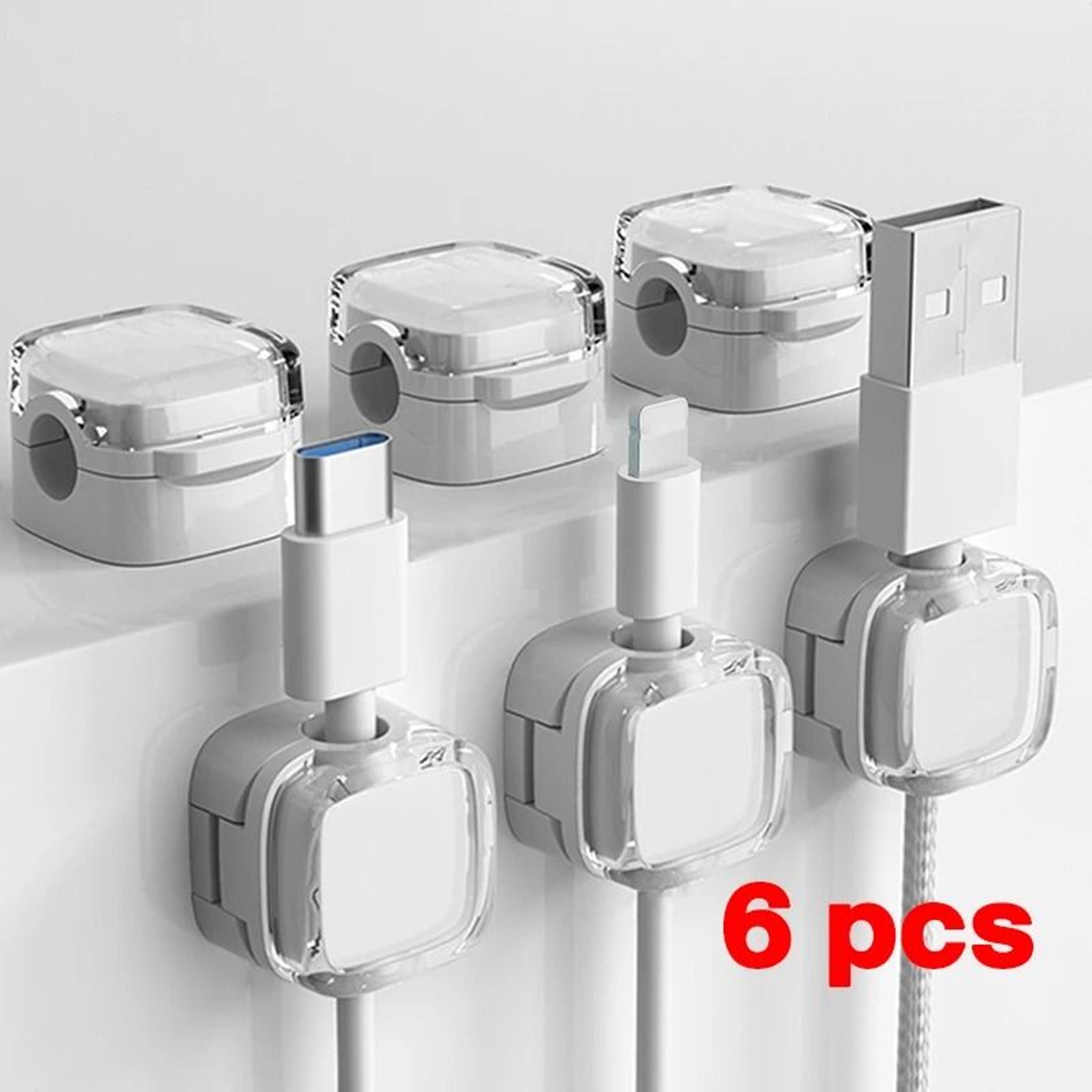 Adjustable Magnetic Cable Clips  HighPerformance UnderDesk Wire Management  Smooth Cord Holder 17