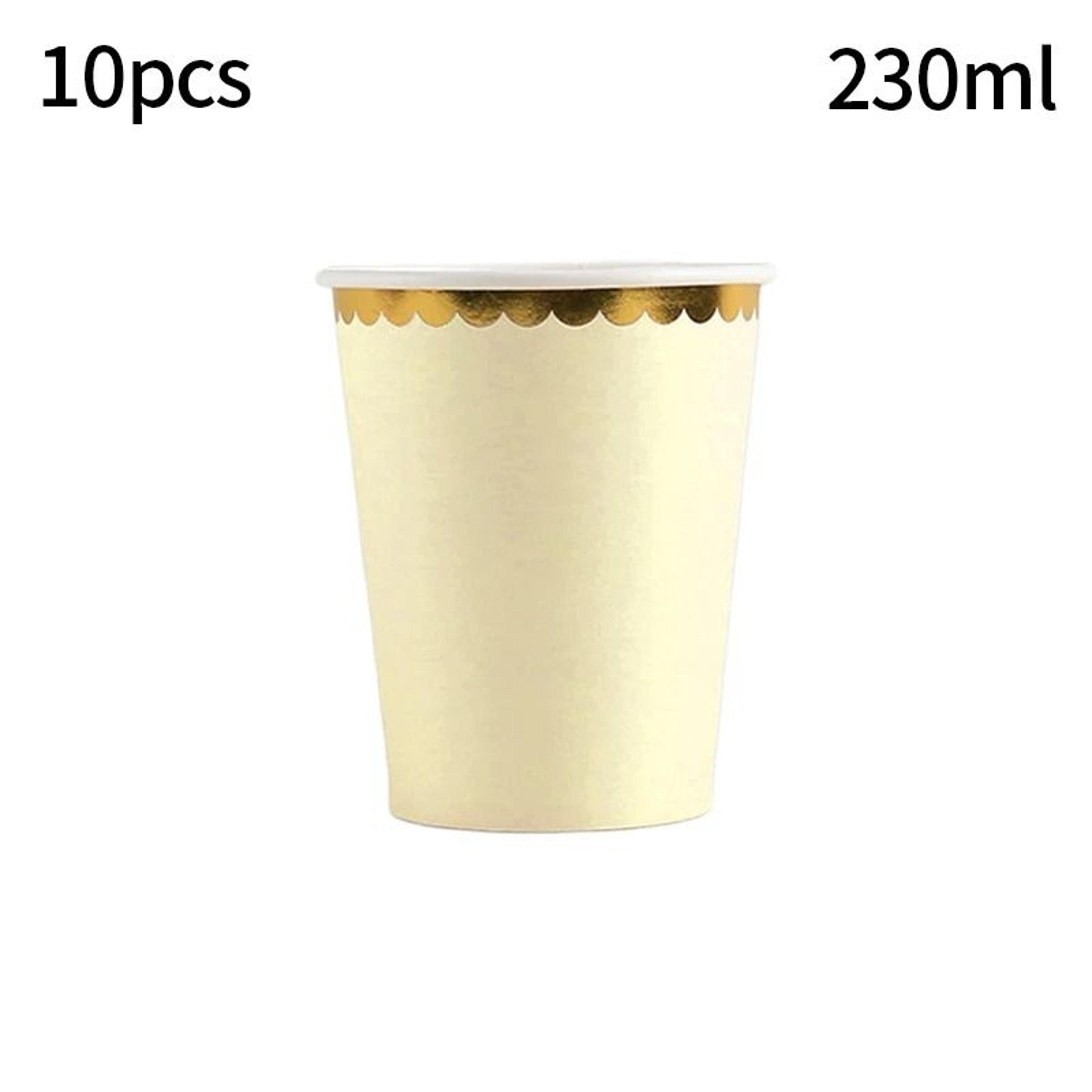 Solid Color Premium Disposable Tableware  HighPerformance Party Supplies For Weddings  Birthdays 16