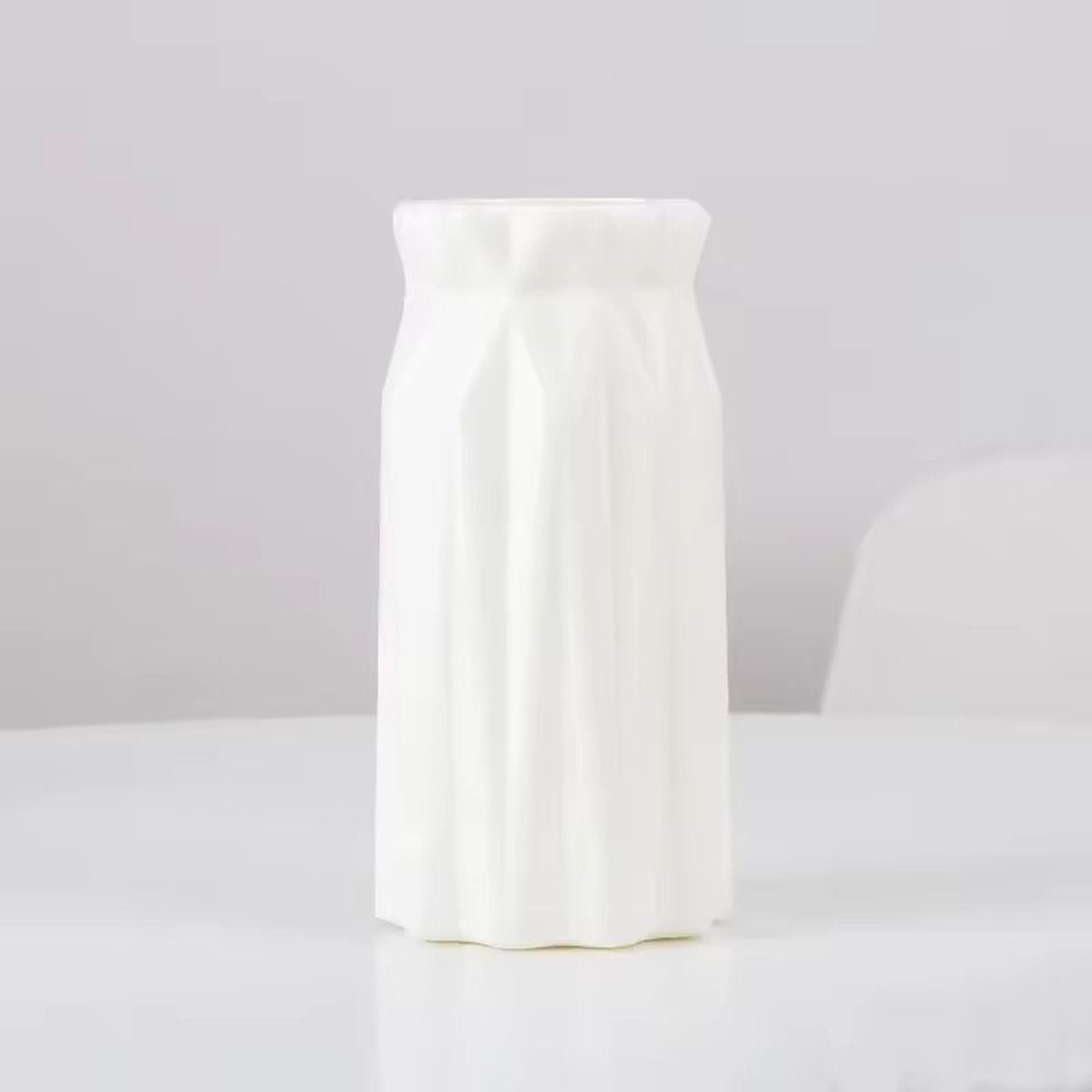 Nordic Imitation Ceramic Plastic Vase  HighPerformance Minimalist Flower Pot  Decor Basket 5