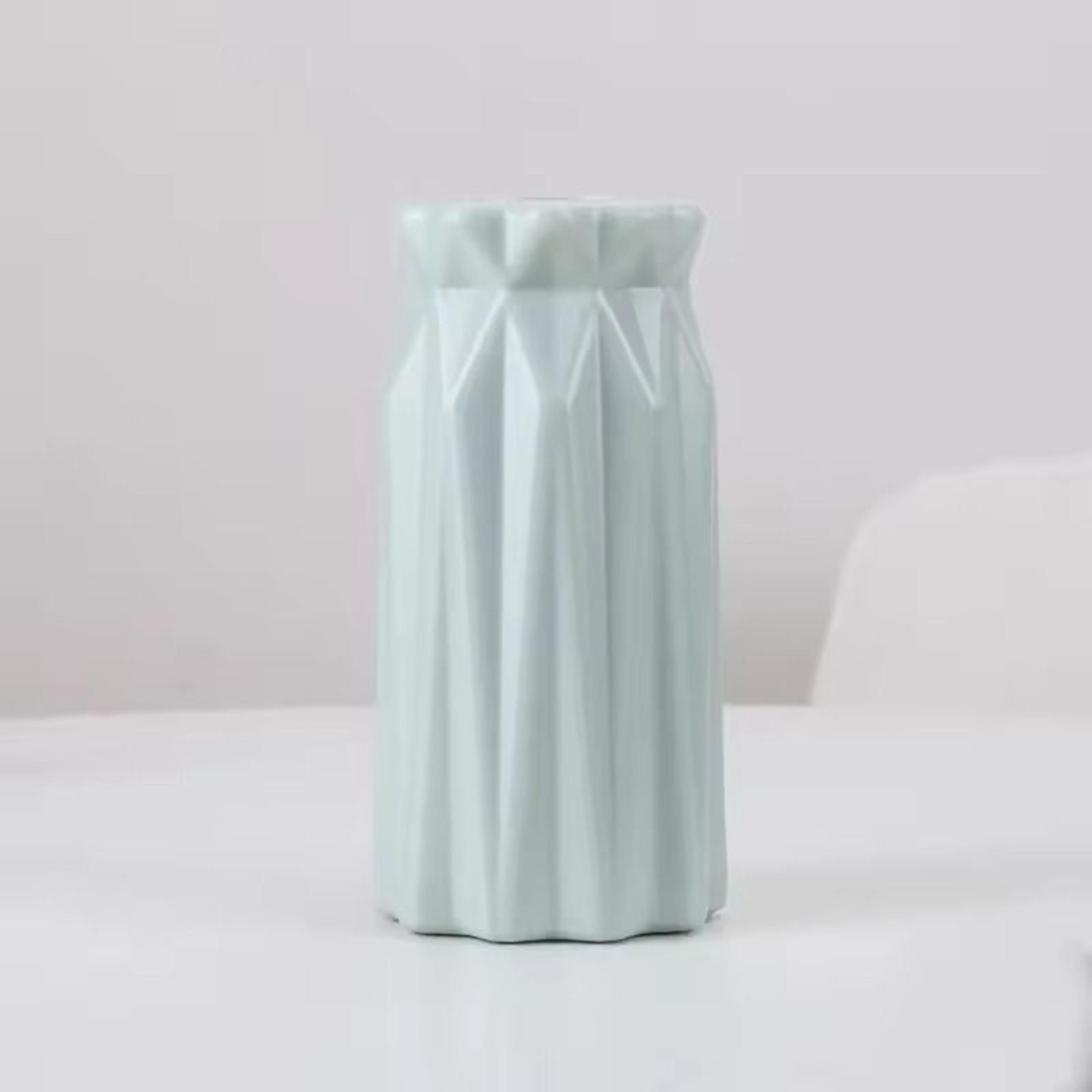 Nordic Imitation Ceramic Plastic Vase  HighPerformance Minimalist Flower Pot  Decor Basket 7