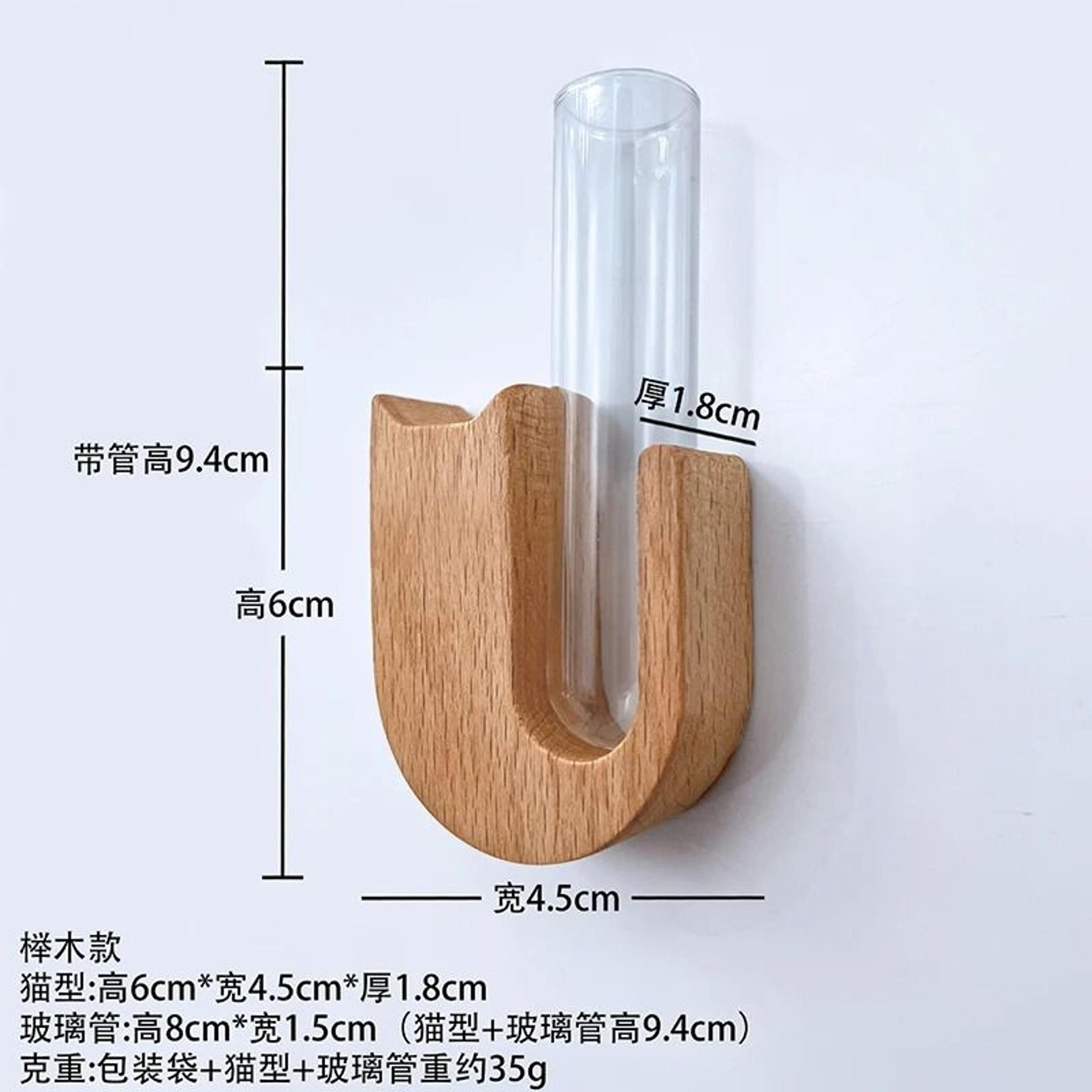 Cat Whisker Storage Jar  HighPerformance Wooden Test Tube Vase  Pet Hair Keepsake Magnet 7