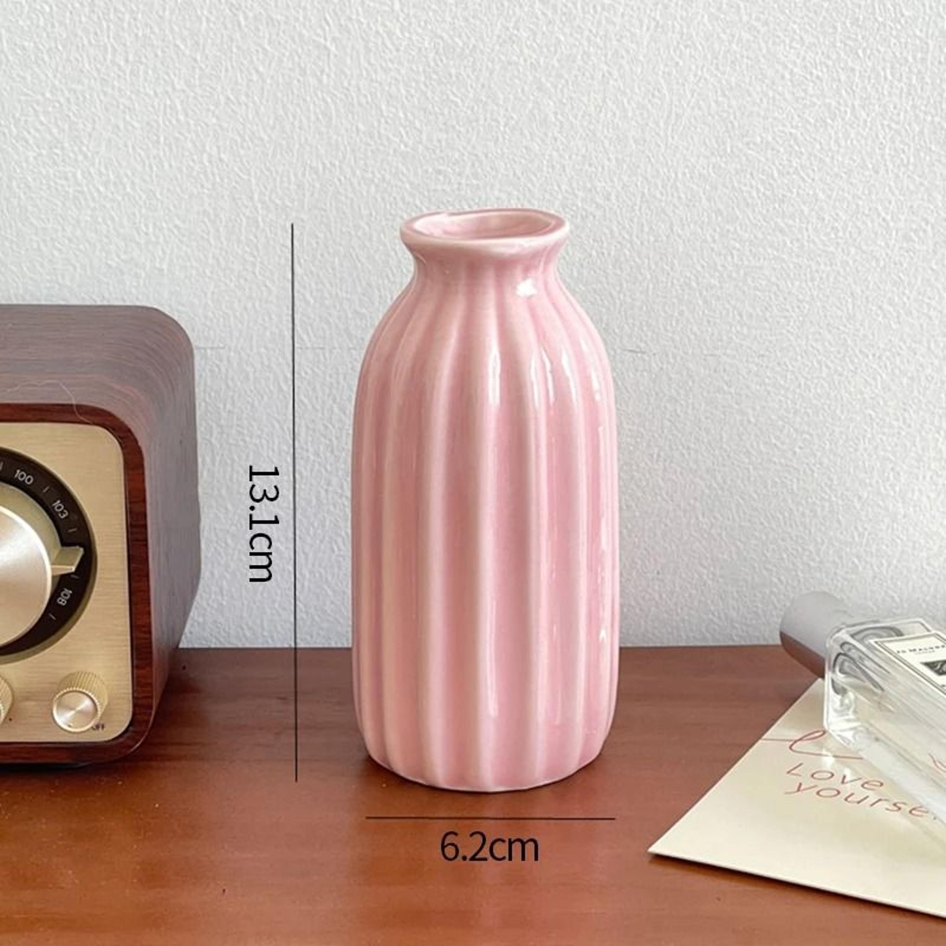 Modern Ceramic Bud Vase  HighPerformance Candy Color Small Flower Vase  Desktop Ornament 20