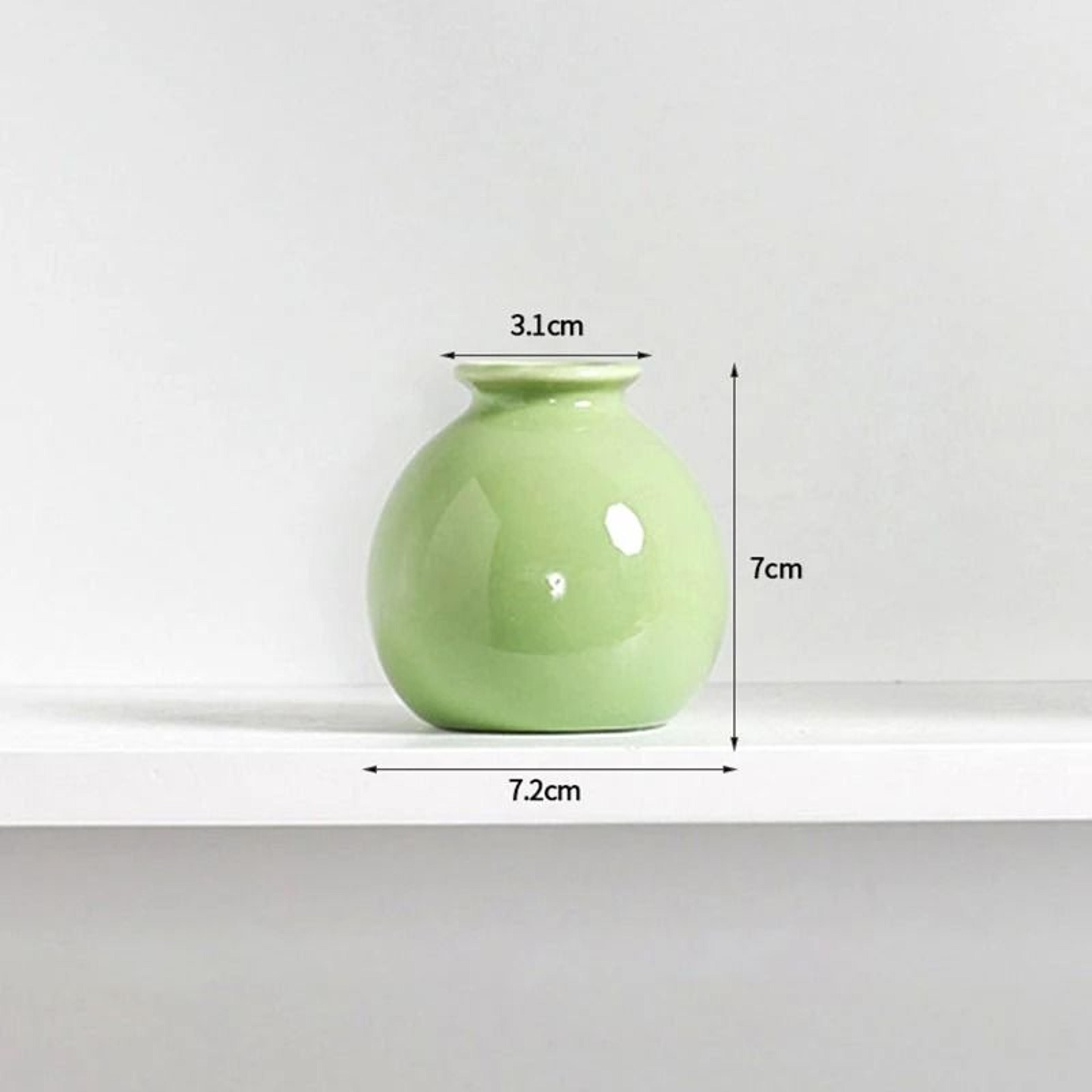 Korean Style Ceramic Bud Vase  HighPerformance Mini Flower Vase  Single Stem Decorative Floral Hold 11