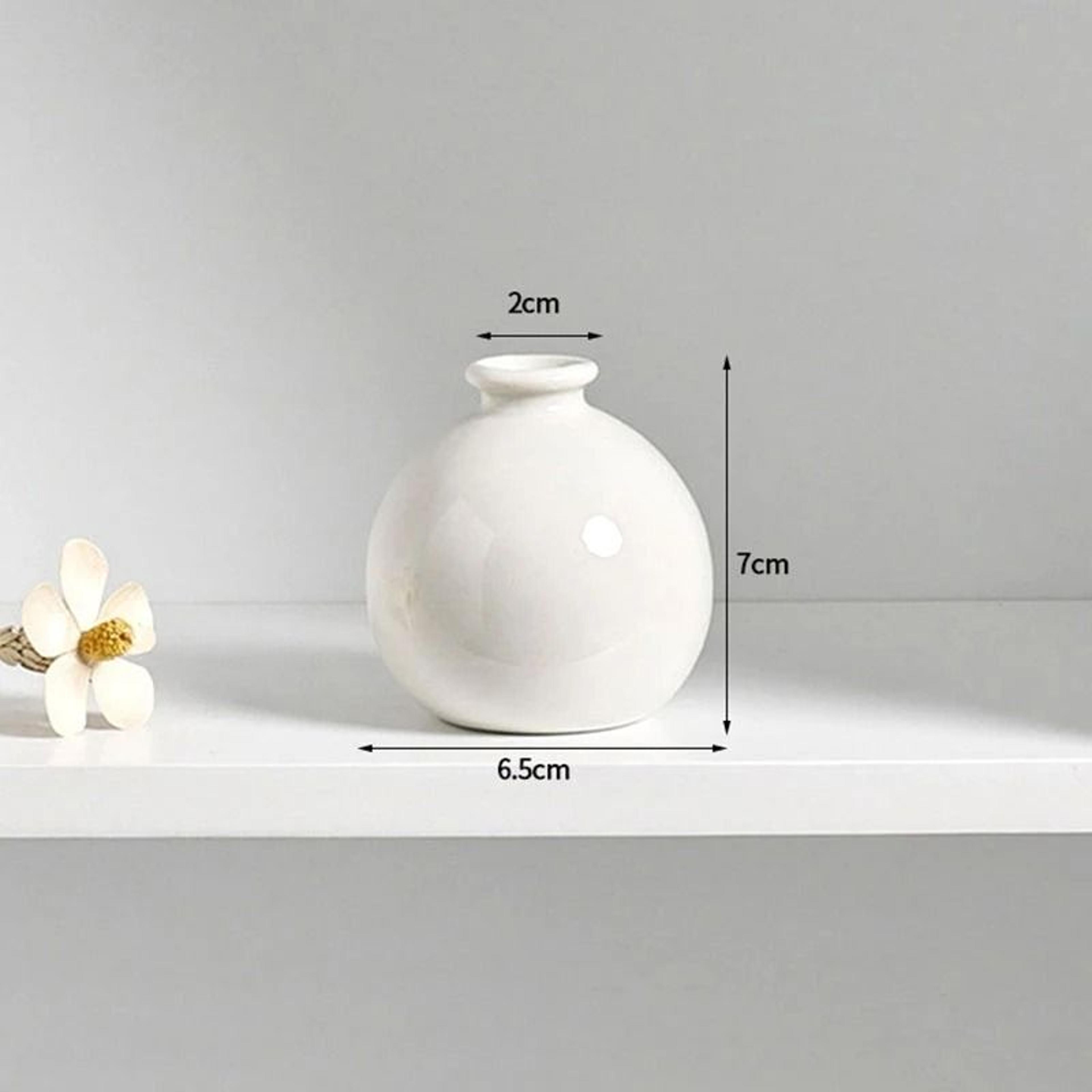 Korean Style Ceramic Bud Vase  HighPerformance Mini Flower Vase  Single Stem Decorative Floral Hold 13