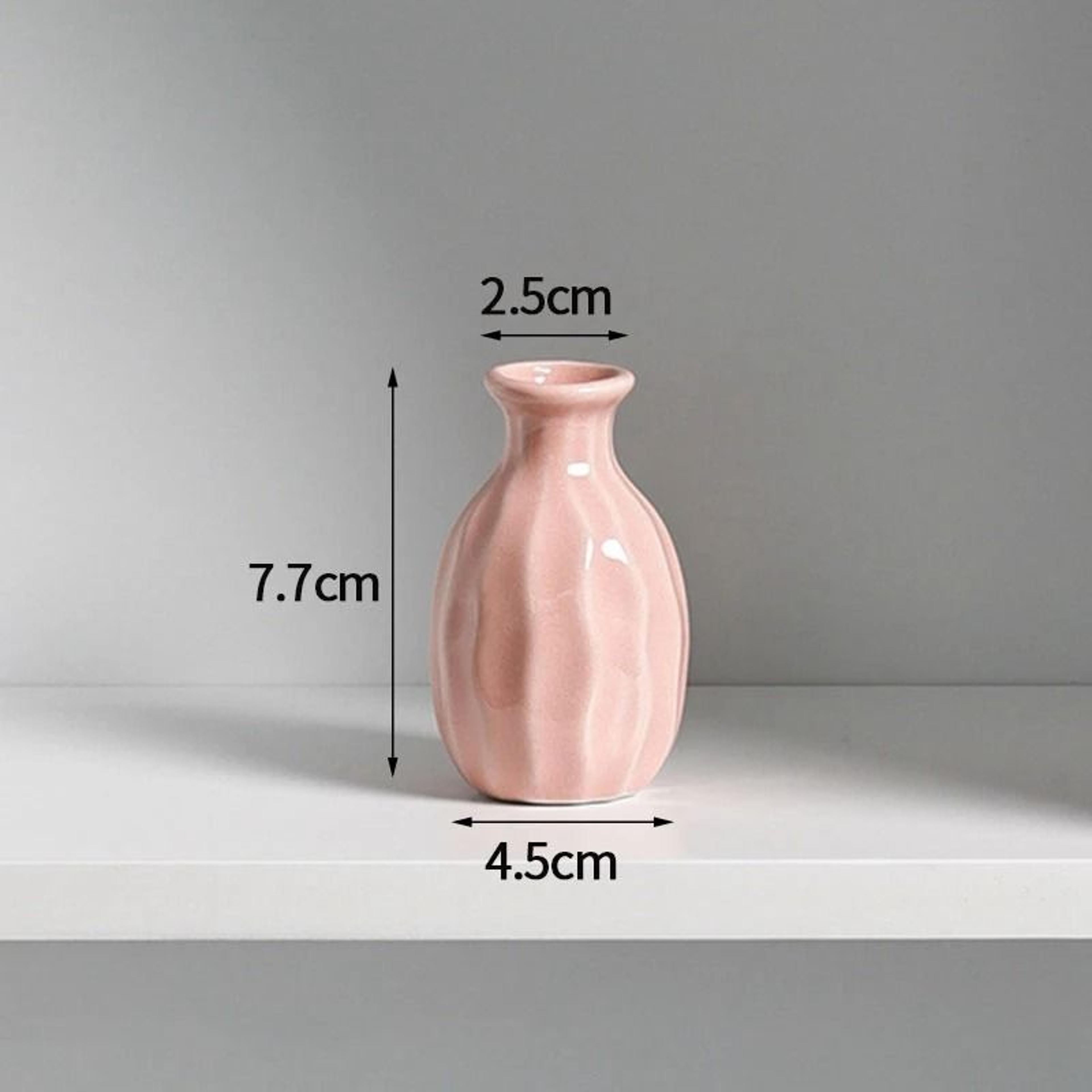 Korean Style Ceramic Bud Vase  HighPerformance Mini Flower Vase  Single Stem Decorative Floral Hold 16