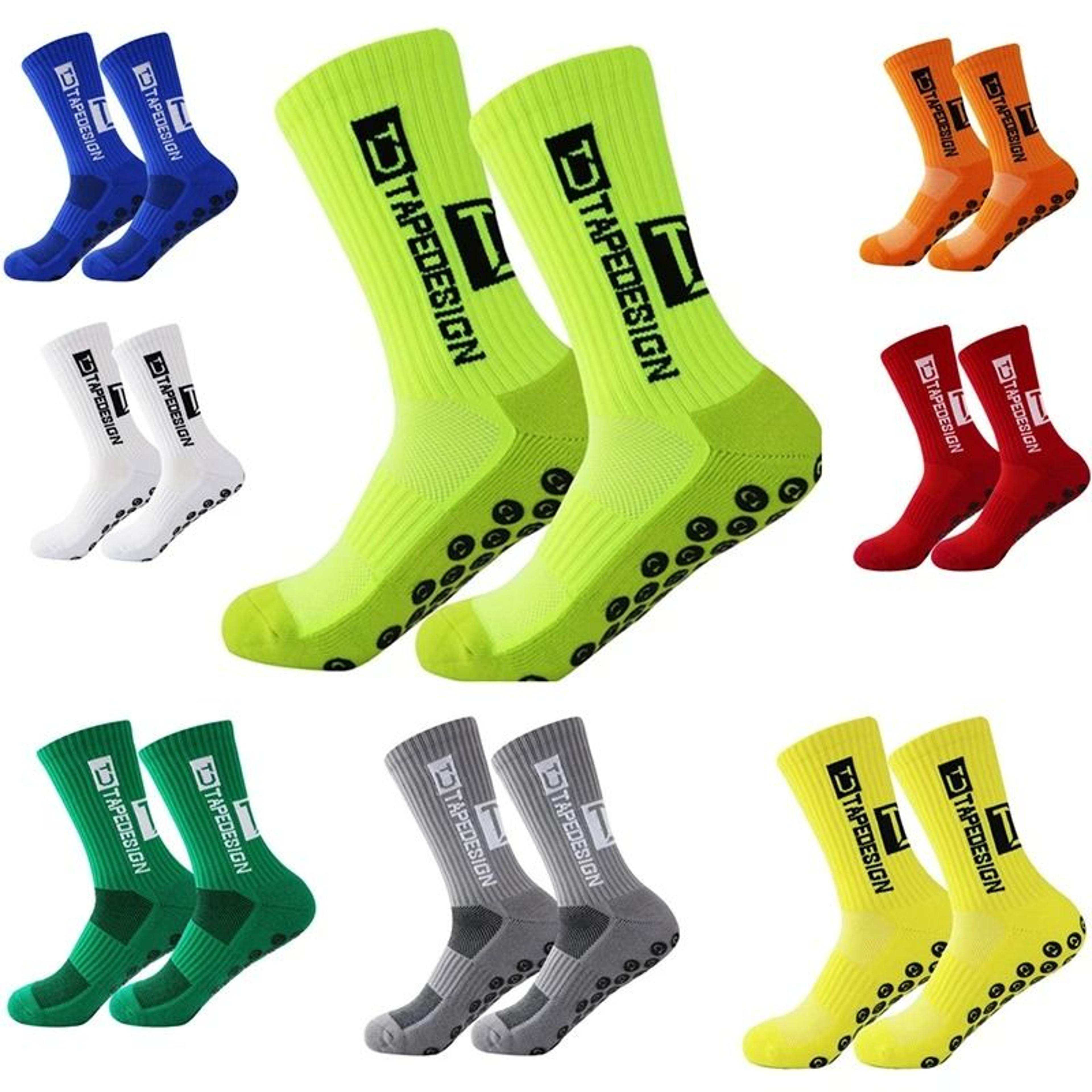 2025 AntiSlip Tape Football Socks  HighPerformance MidCalf Soccer Grip  NonSlip Sports Gear 5
