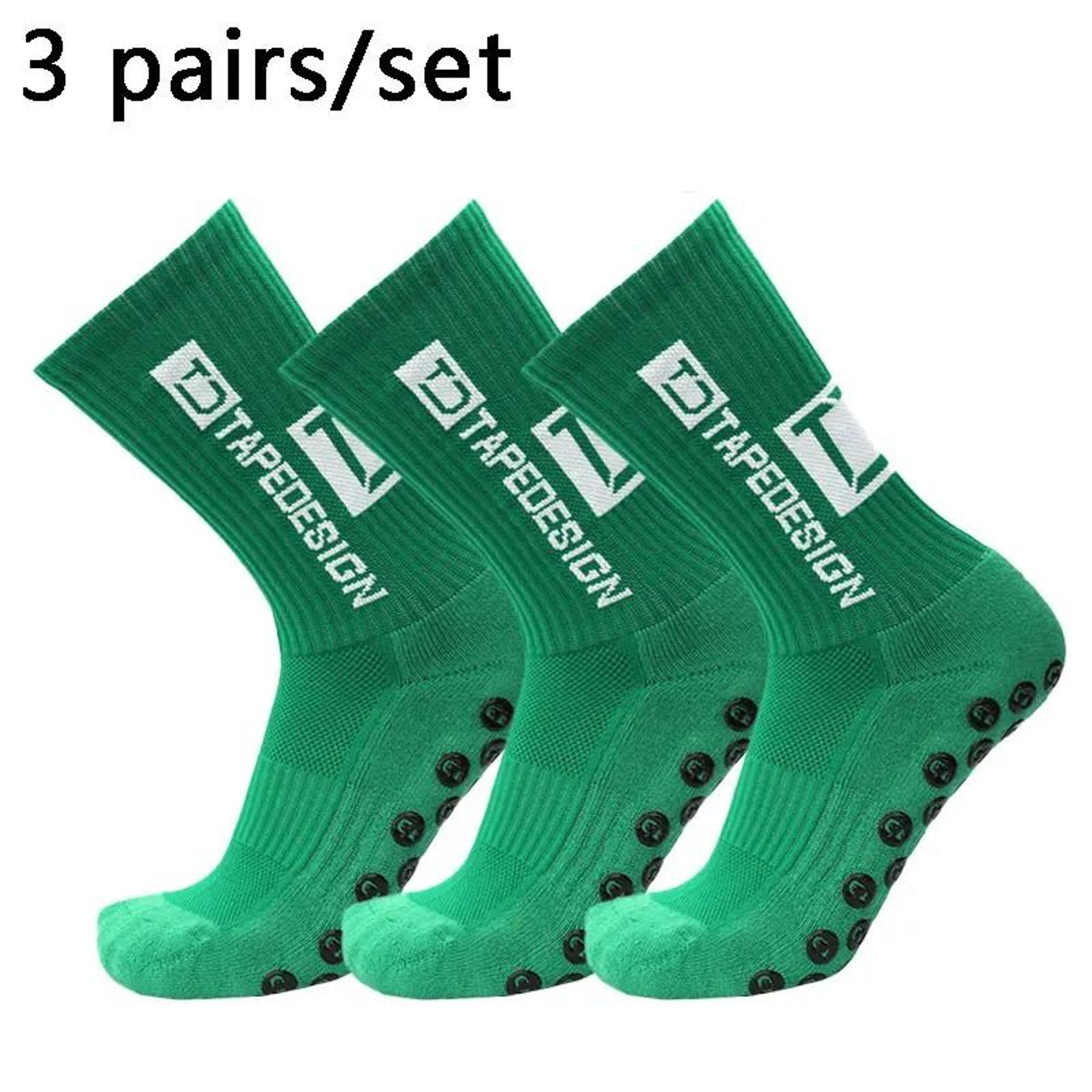 Professional AntiSlip Soccer Grip Socks  HighPerformance 3Pair Set For Outdoor Sports Football  Yog 15
