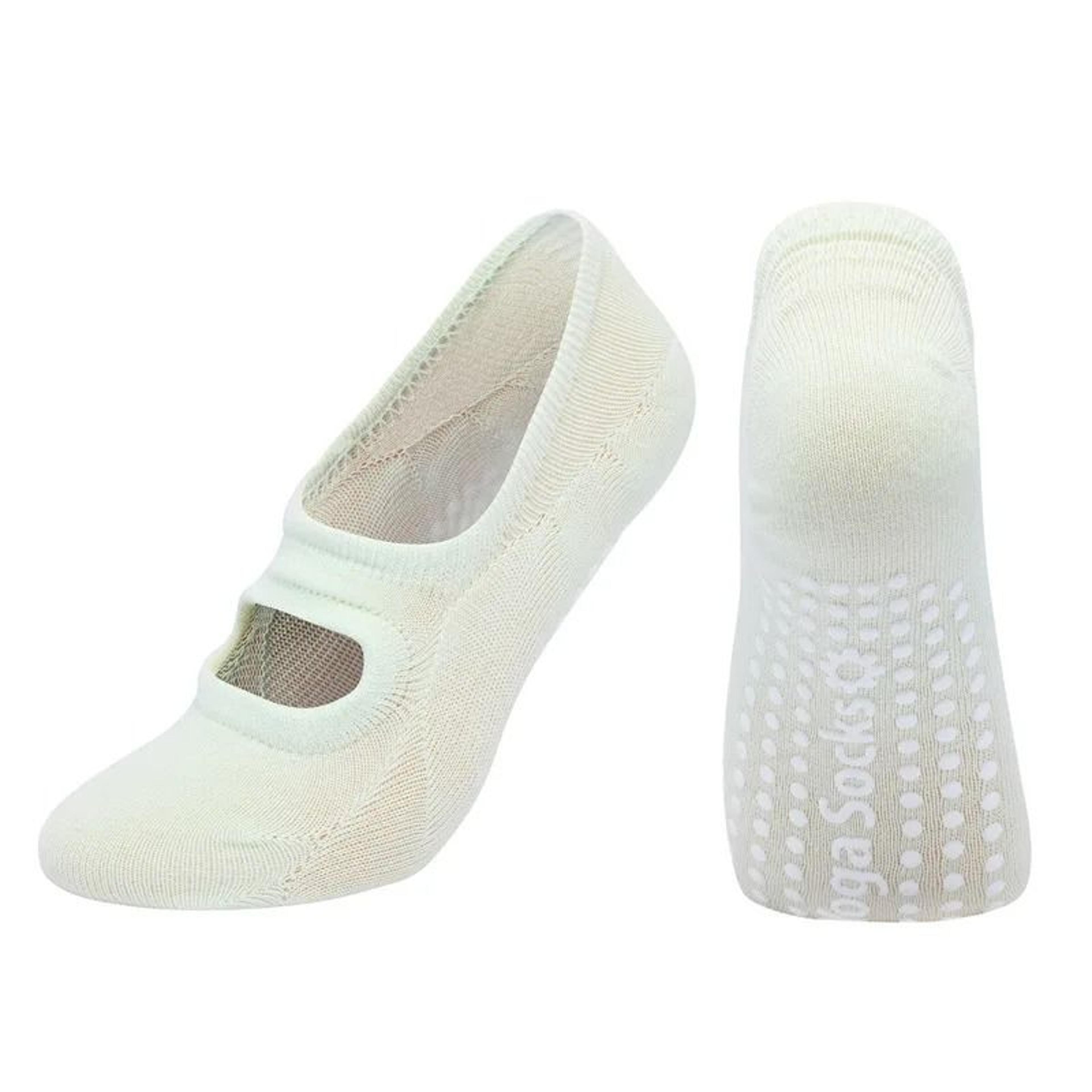 Silicone Anti Slip Backless Yoga Socks Women Pilates Indoor Dance Ballet Fitness Sports Socks 10