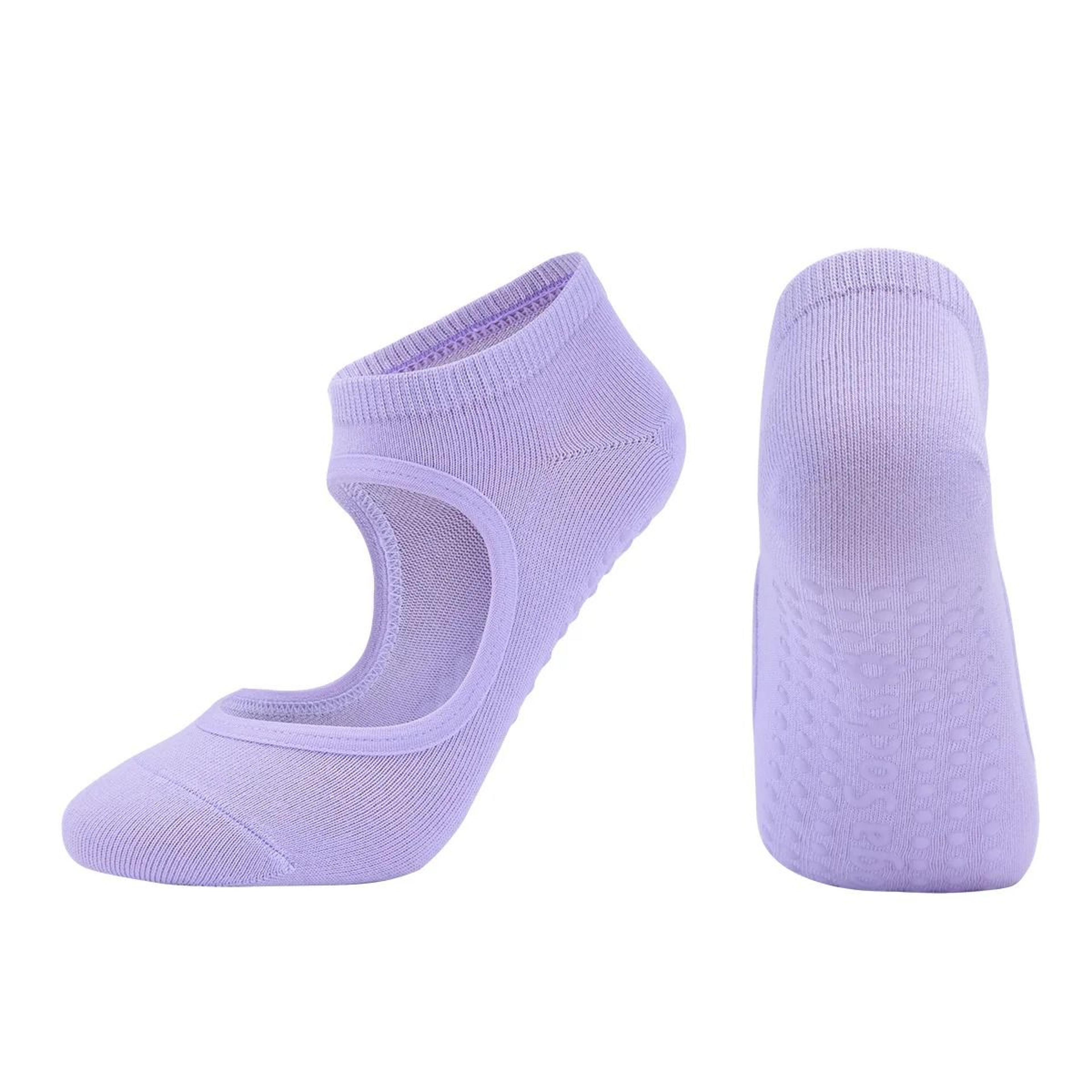 Silicone Anti Slip Backless Yoga Socks Women Pilates Indoor Dance Ballet Fitness Sports Socks 24