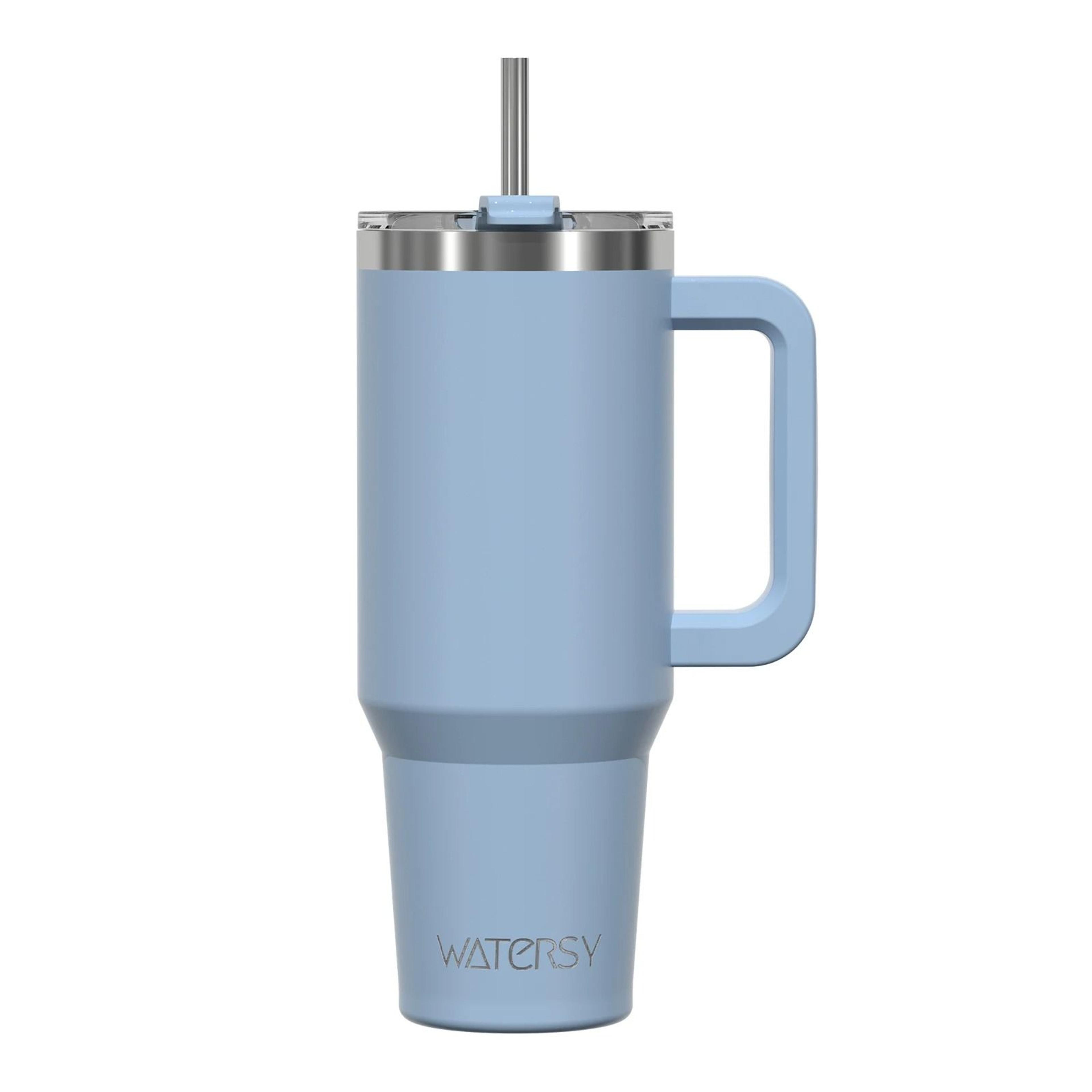 20oz Stainless Steel Insulated Tumbler With Handle And Straw Portable Car Travel Thermal Mug 10