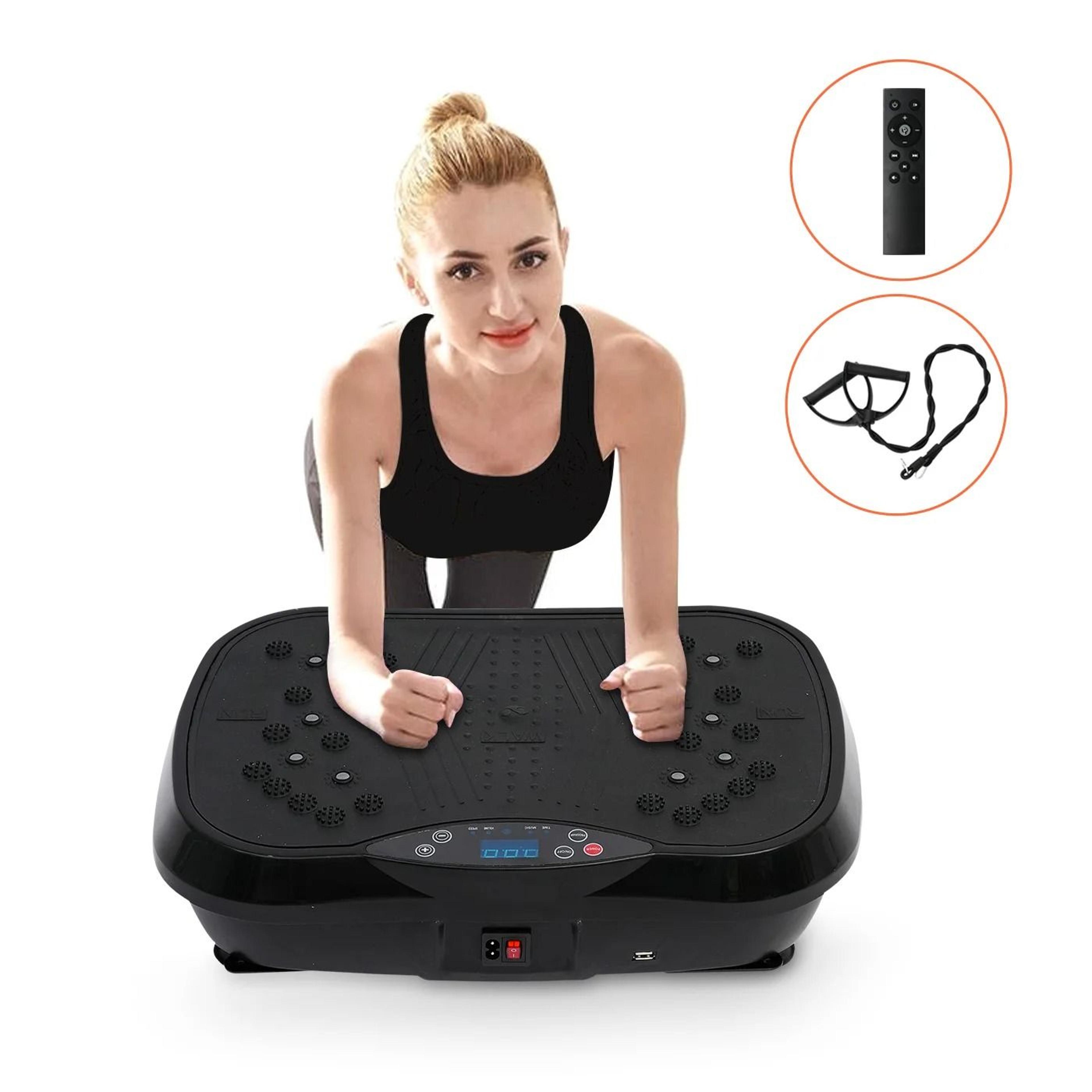 Vibration Plate Exercise Machine  Whole Body Workout FatBurning Home Fitness Fat Slinger Shaping Eq 8