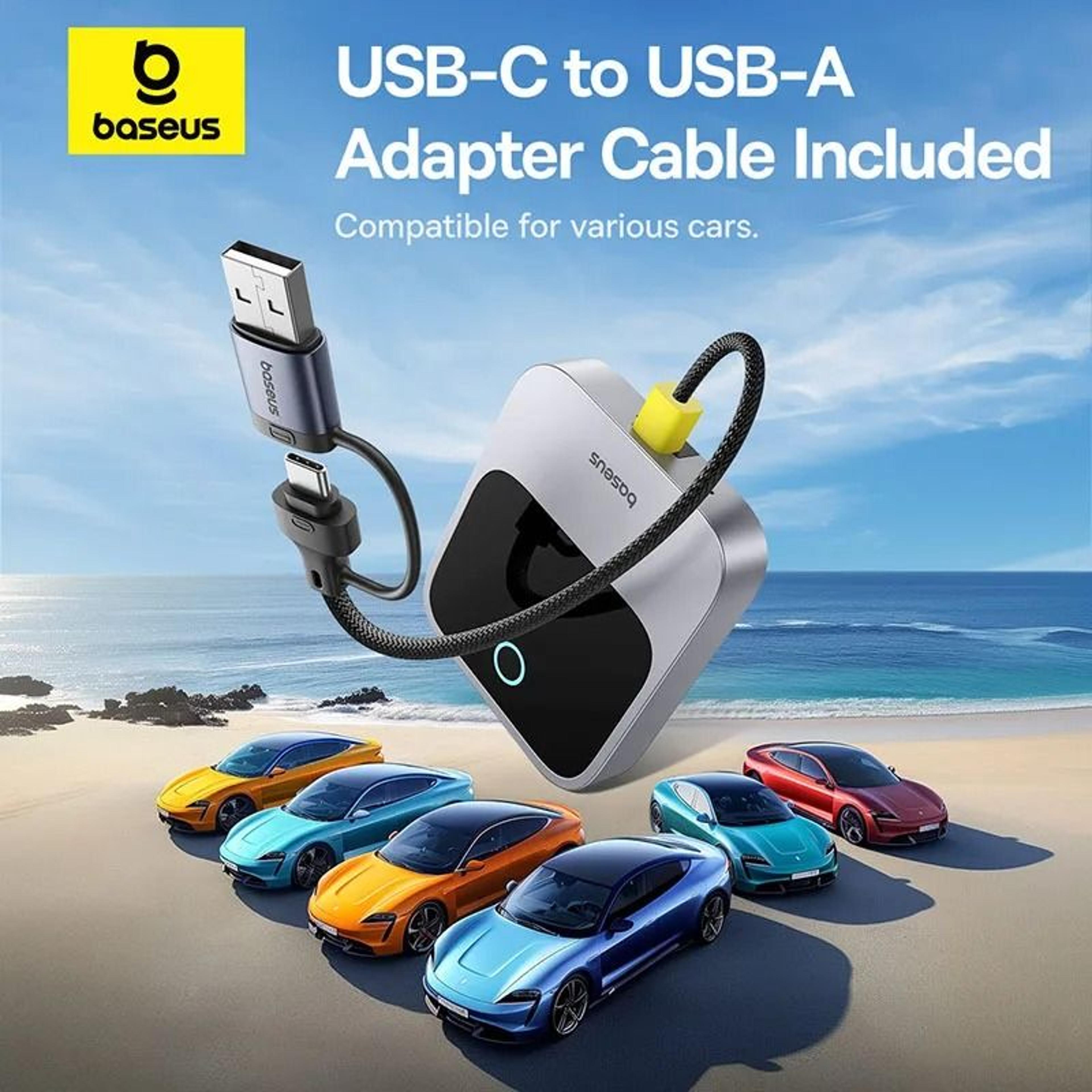 Baseus Wireless CarPlay Adapter  Wired To Wireless Plug  Play Bluetooth Smart Auto Connect System 5