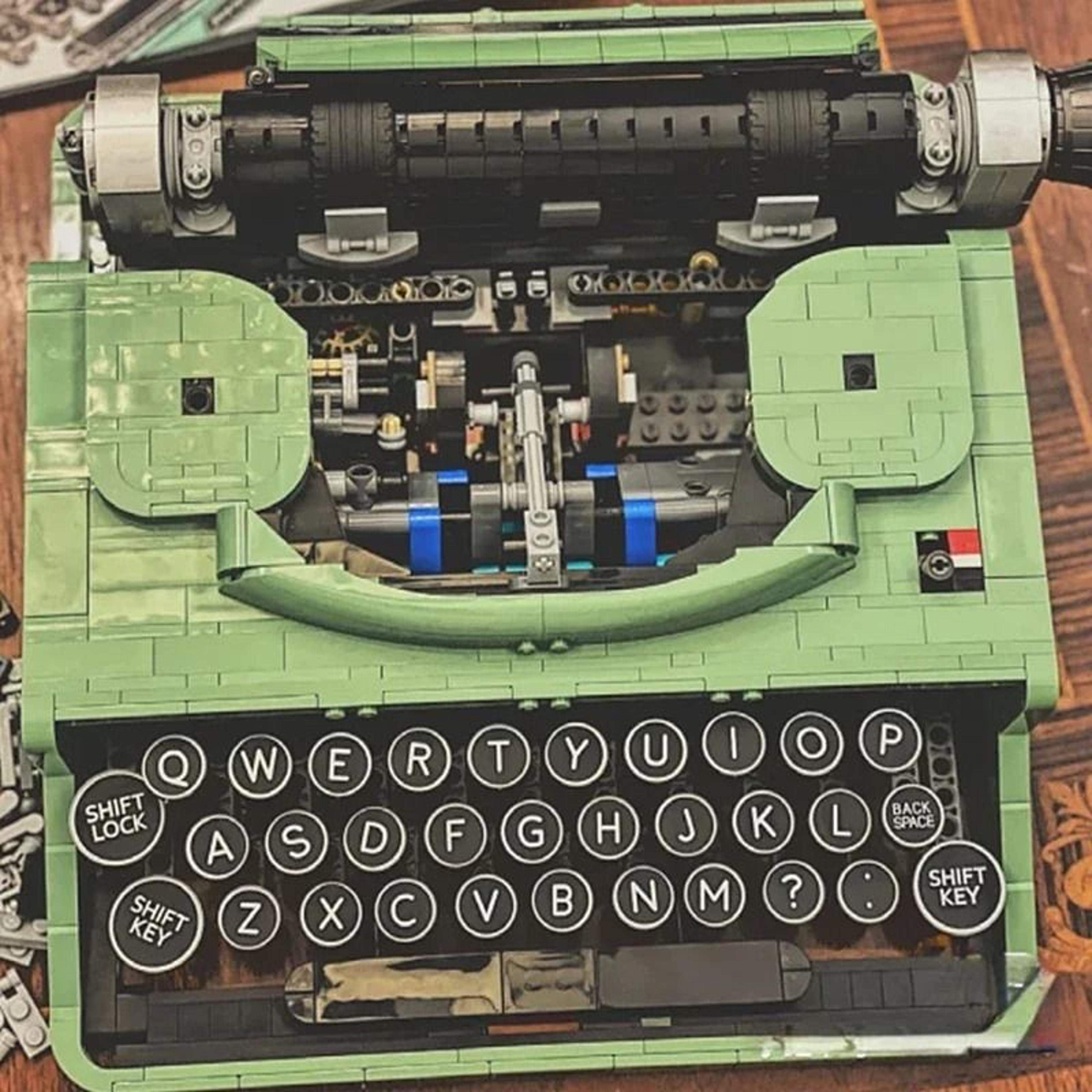 Ideas Typewriter Building Blocks Set  Retro Display Model For Adults  Unique Home Decoration 2
